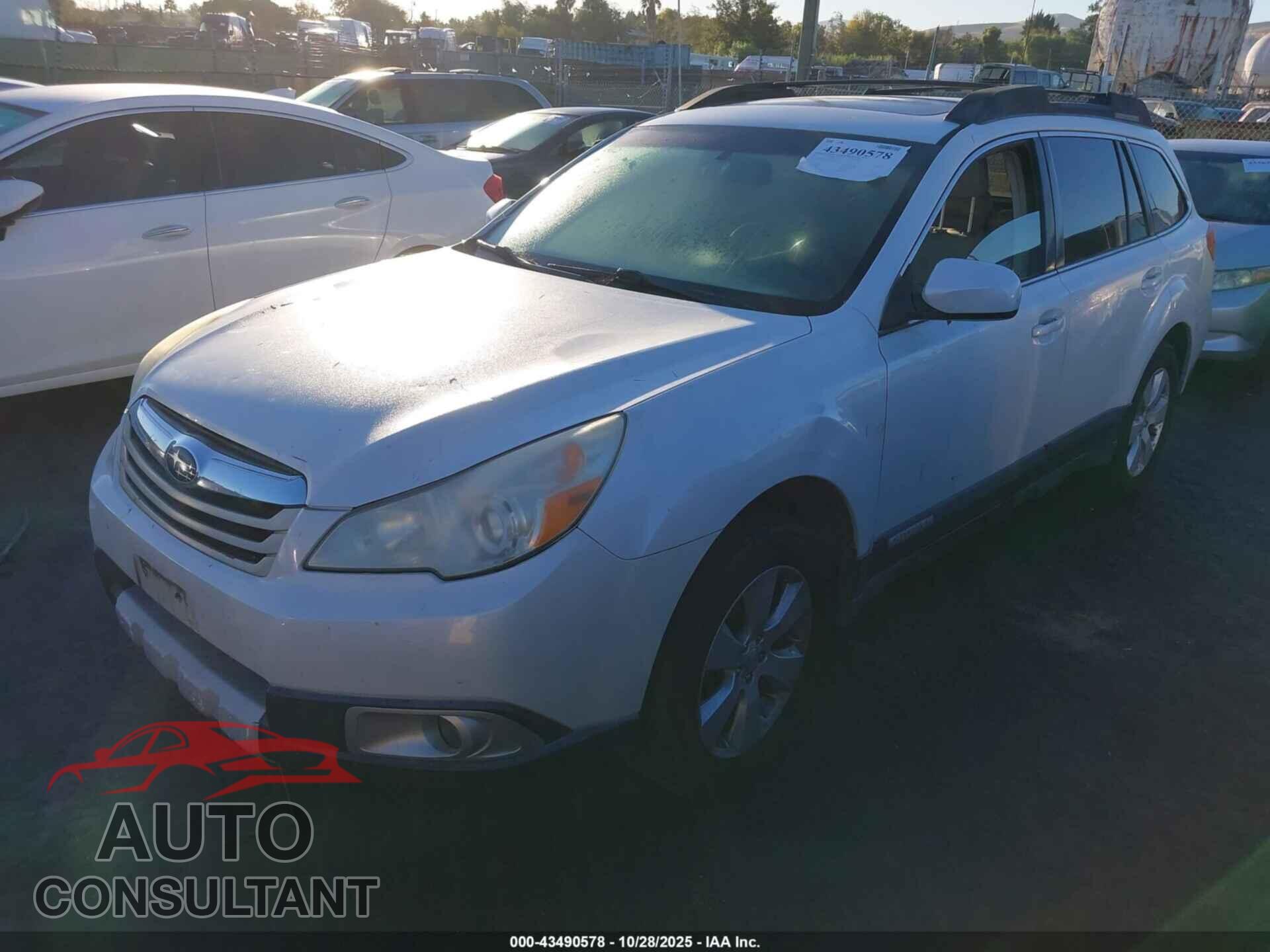 SUBARU OUTBACK 2011 - 4S4BRBKC5B3416544