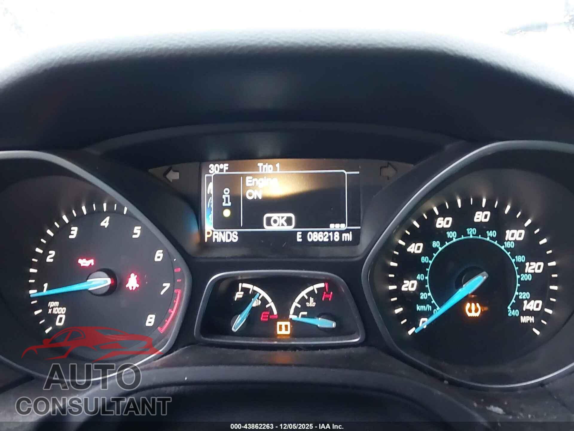 FORD FOCUS 2014 - 1FADP3J25EL227811