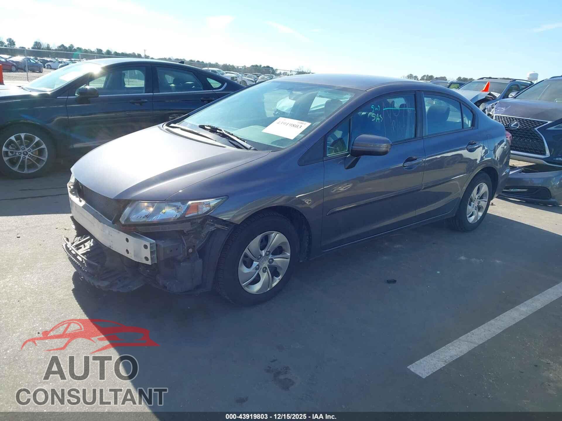 HONDA CIVIC 2015 - 2HGFB2F59FH541069