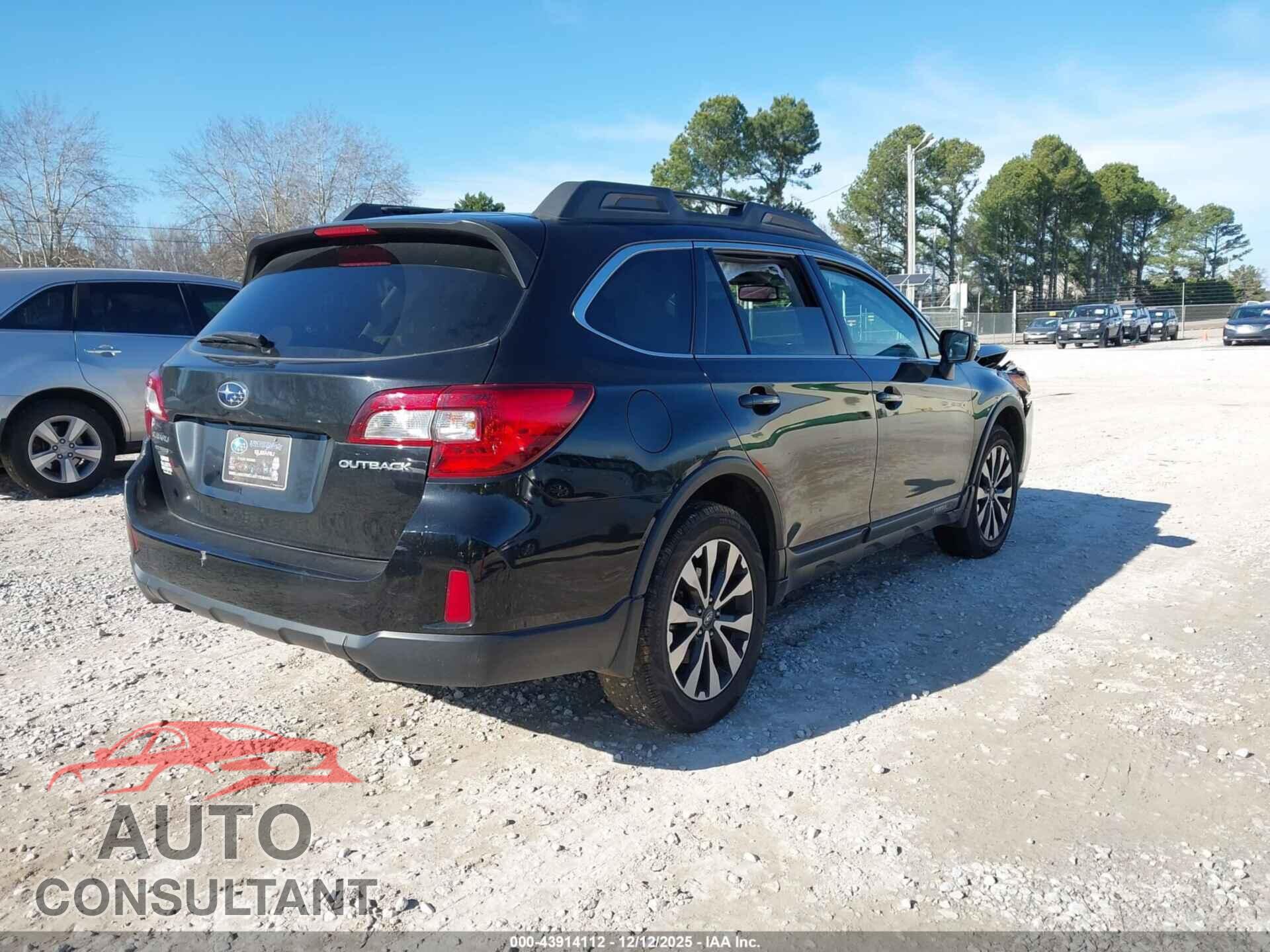 SUBARU OUTBACK 2015 - 4S4BSBLC6F3316459