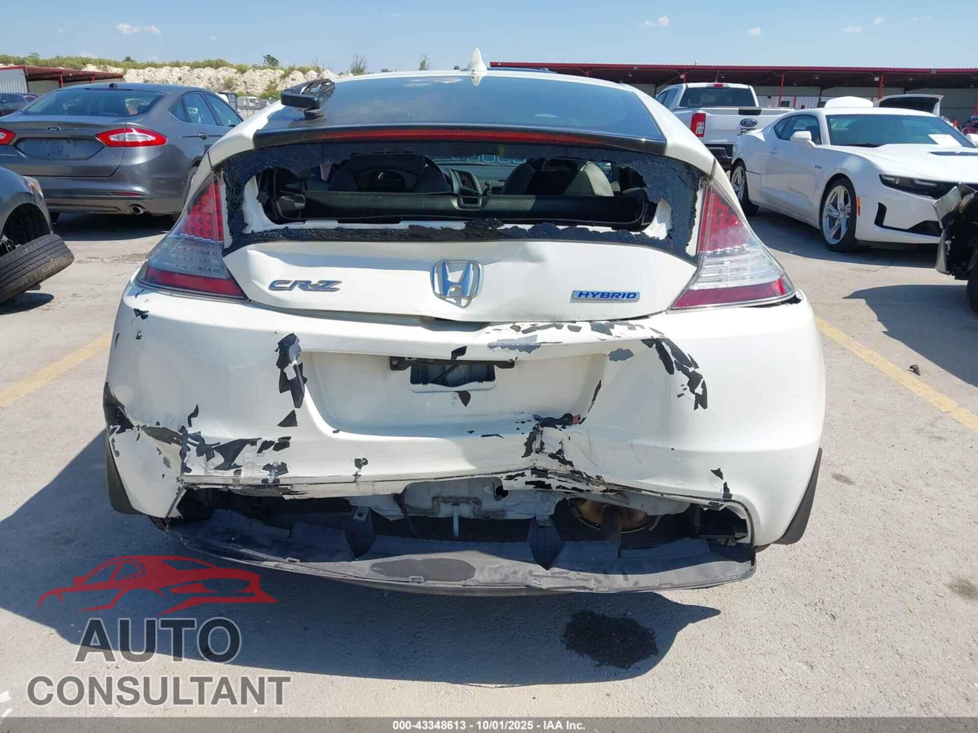 HONDA CR-Z 2012 - JHMZF1D65CS005292