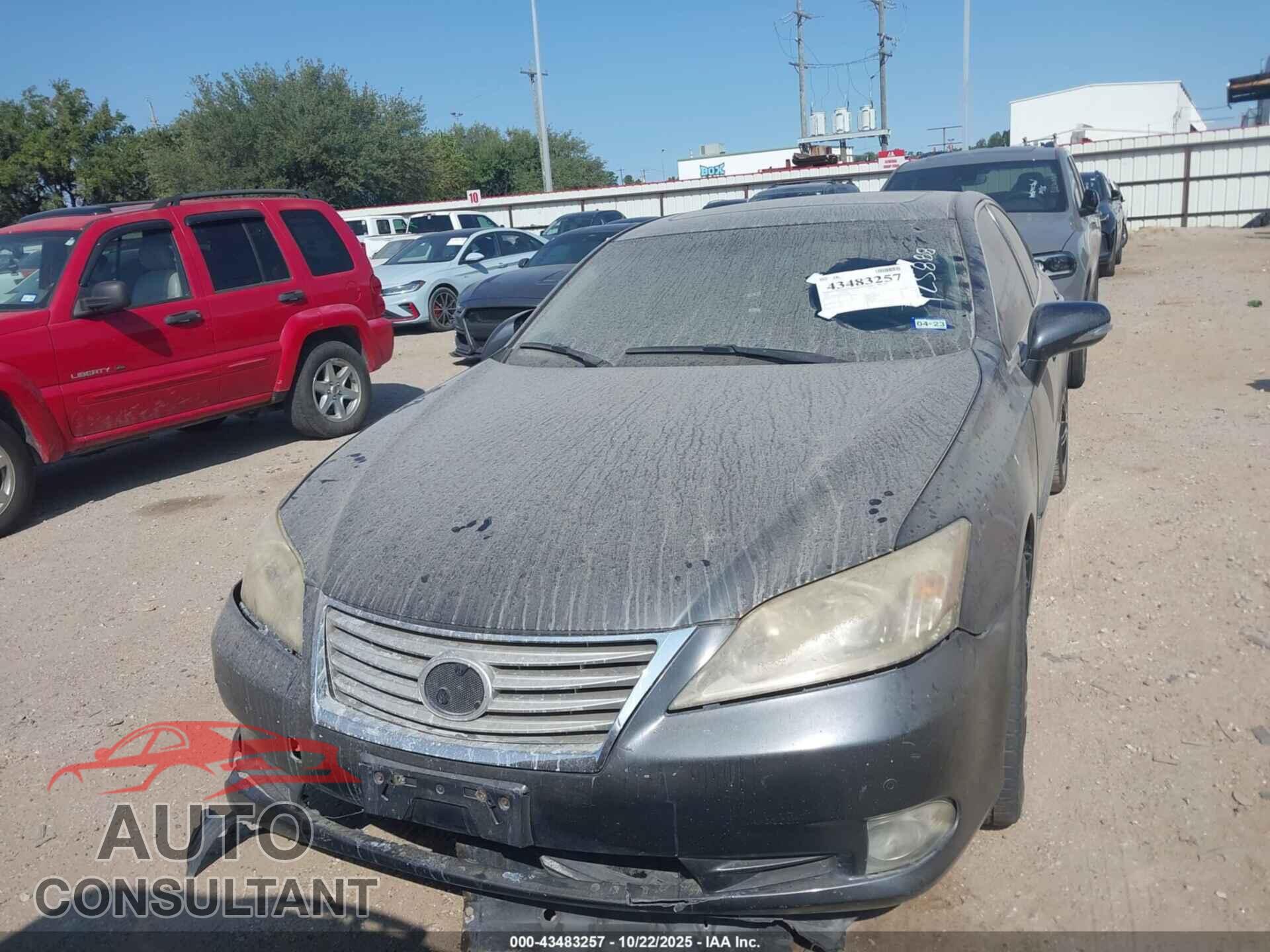 LEXUS ES 350 2011 - JTHBK1EG8B2425888