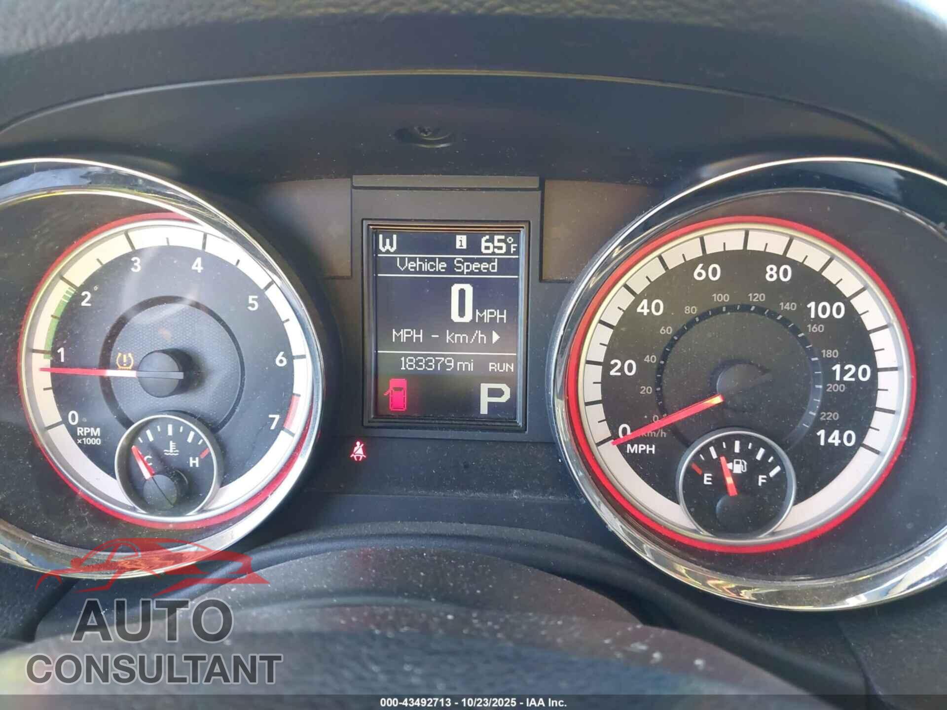 DODGE DURANGO 2011 - 1D4RE3GG8BC733592