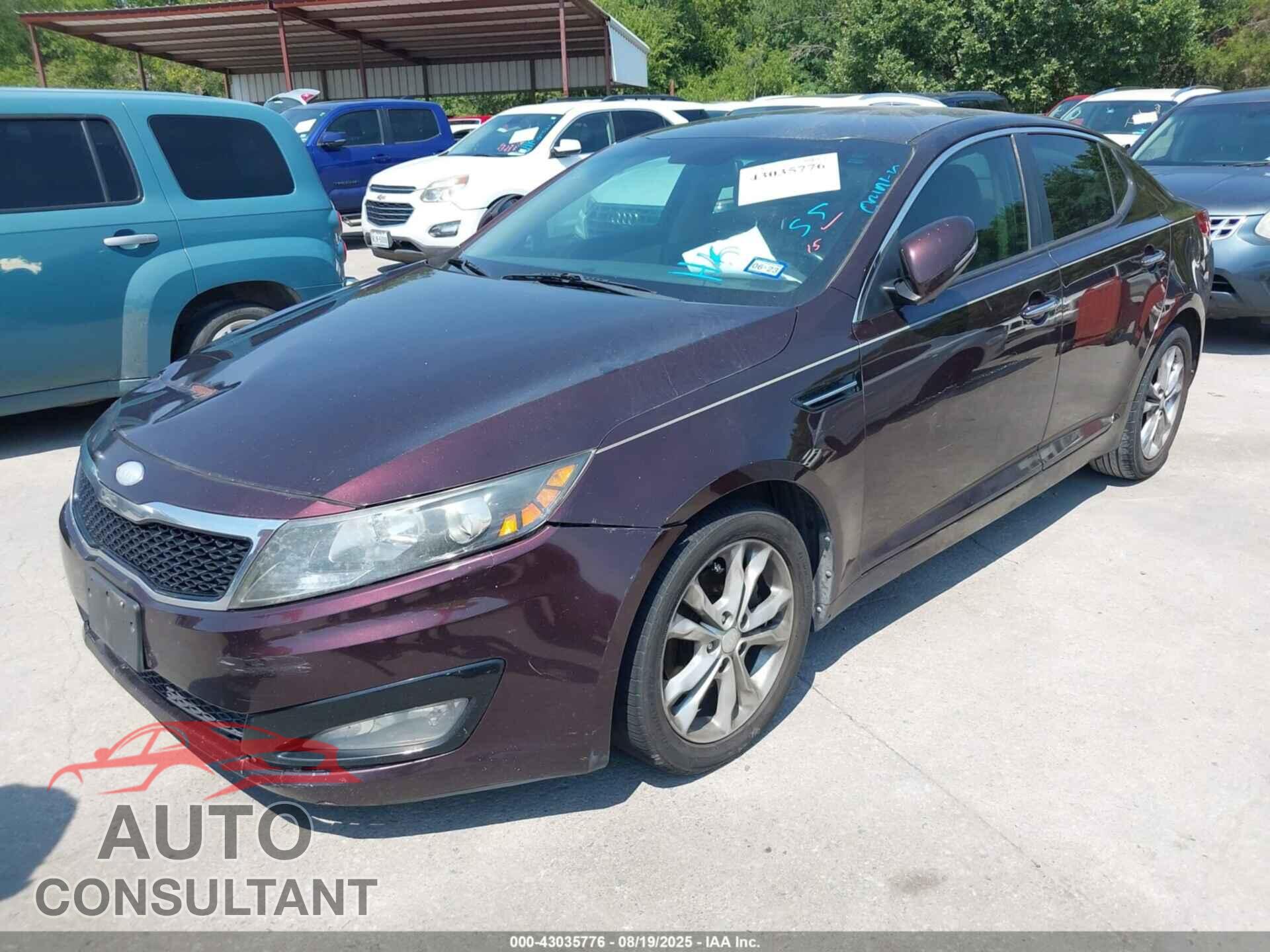 KIA OPTIMA 2013 - 5XXGN4A76DG226325