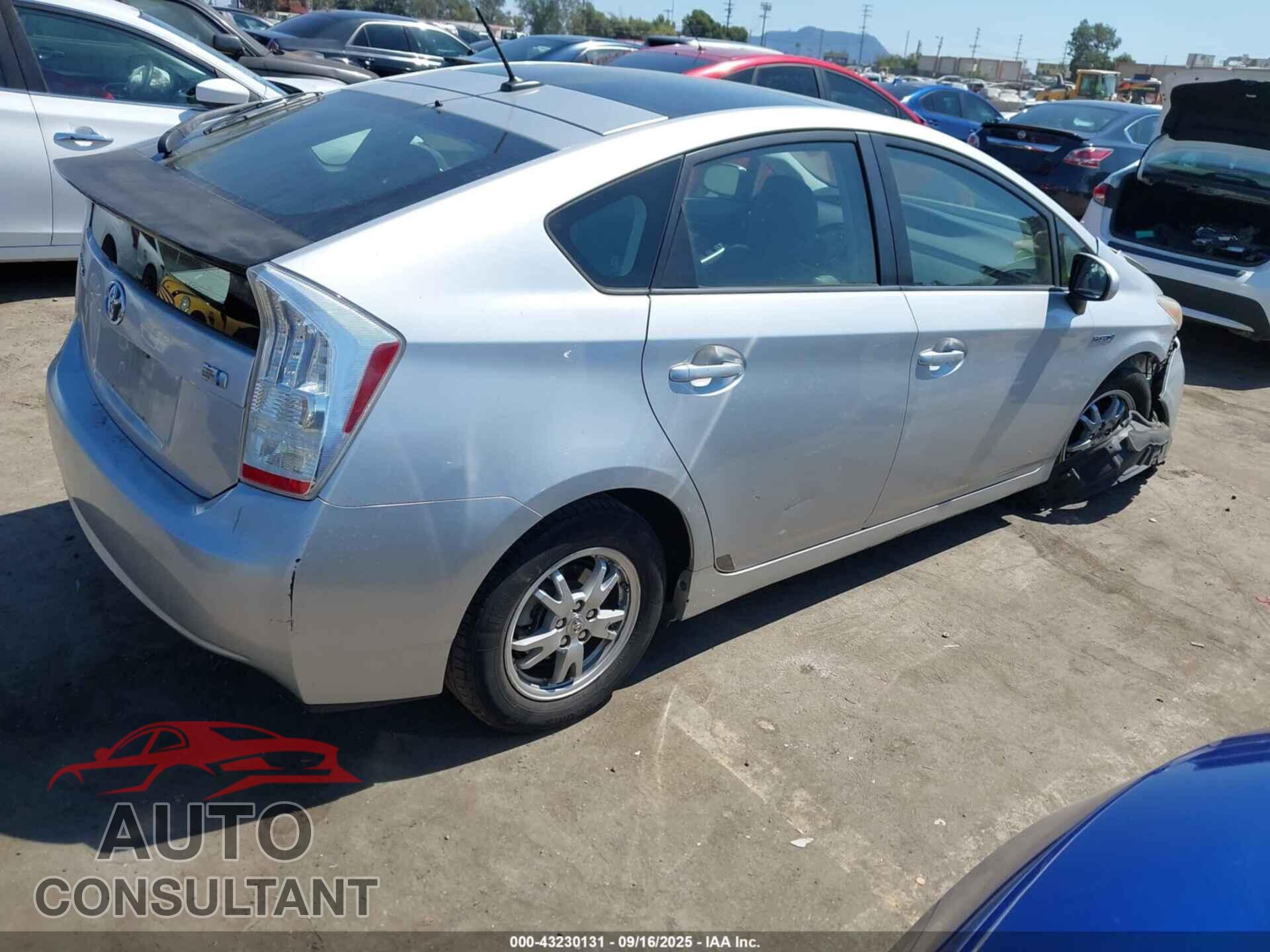 TOYOTA PRIUS 2010 - JTDKN3DU0A0219082