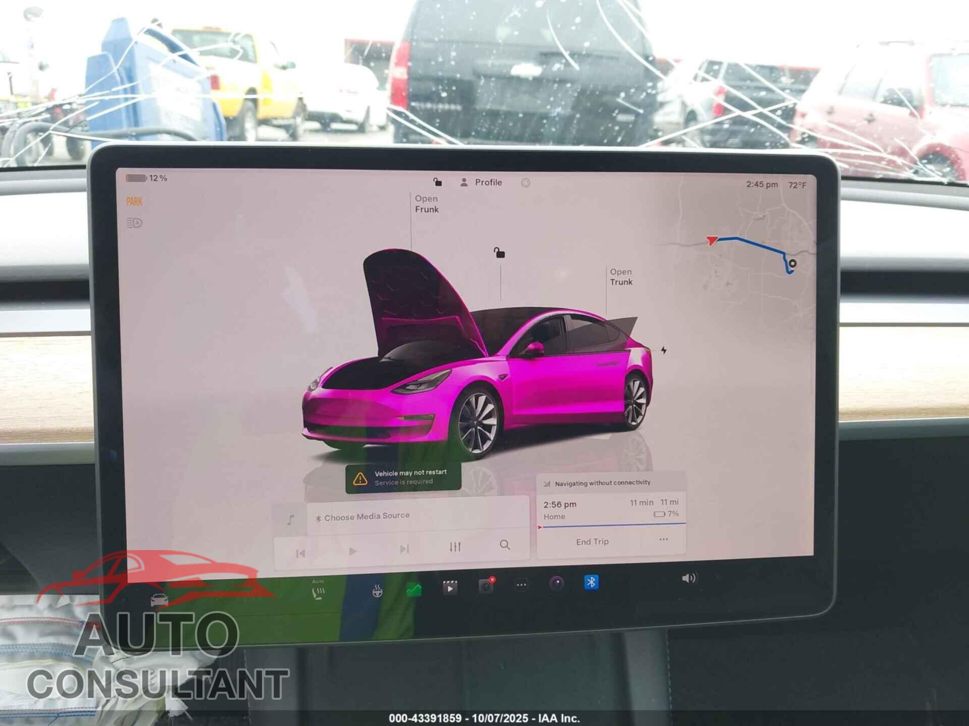 TESLA MODEL 3 2022 - 5YJ3E1EB3NF186592