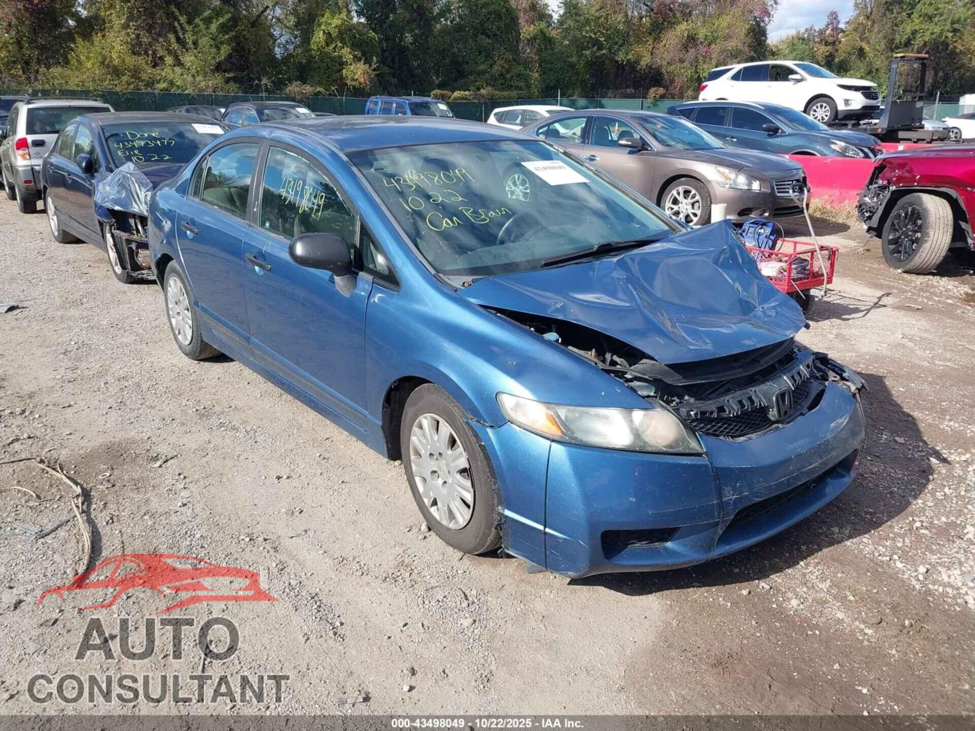 HONDA CIVIC 2010 - 19XFA1F30AE035788
