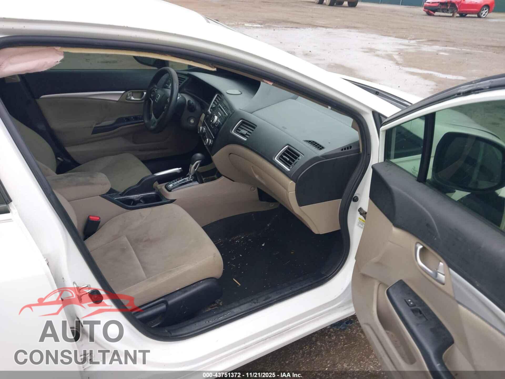 HONDA CIVIC 2013 - 19XFB2F84DE085337