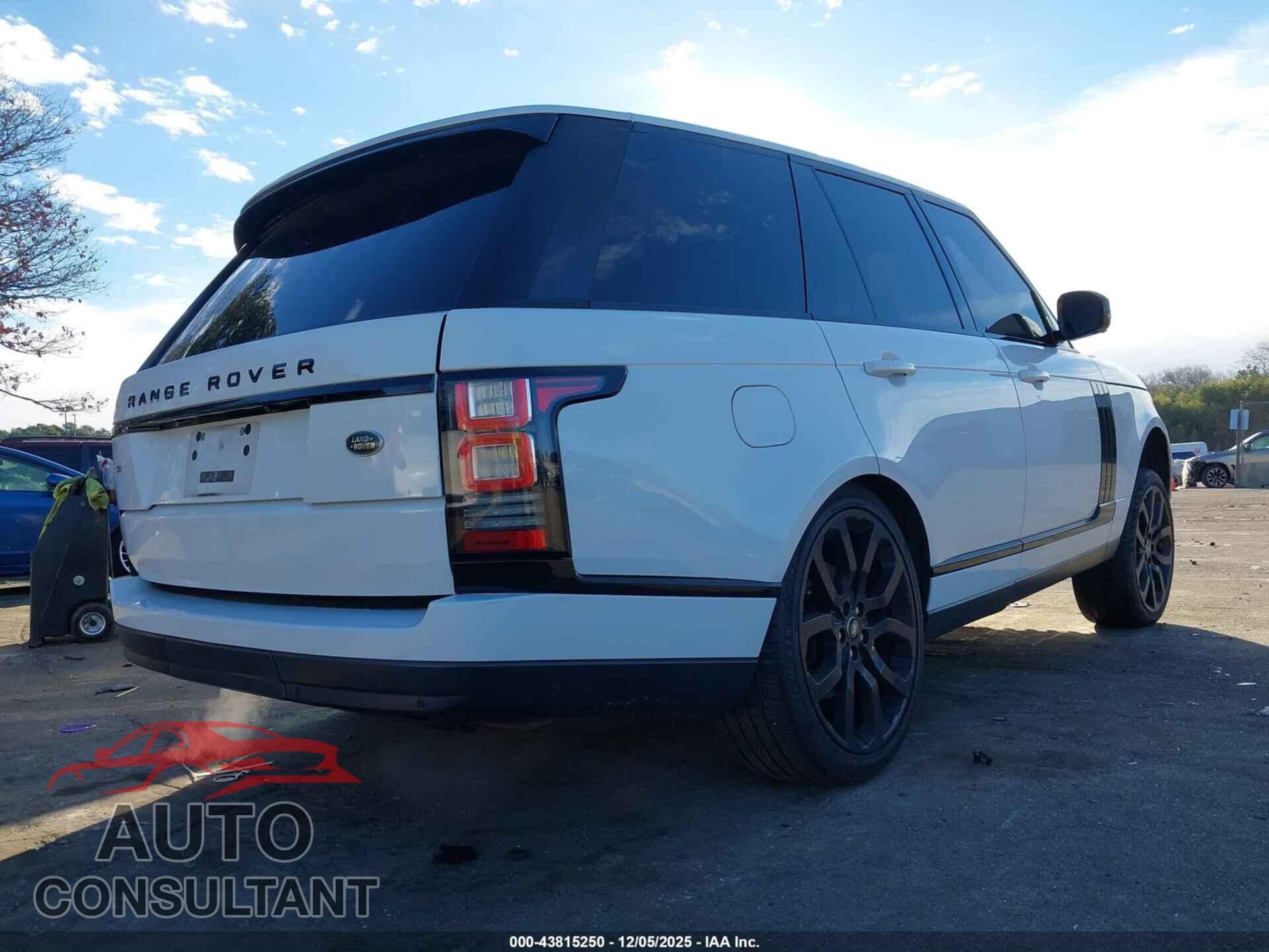 LAND ROVER RANGE ROVER 2015 - SALGS2VF6FA206422