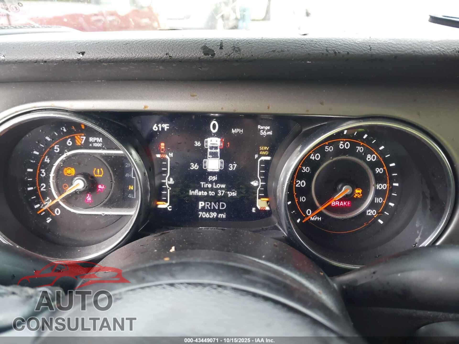 JEEP GLADIATOR 2021 - 1C6HJTAGXML558916
