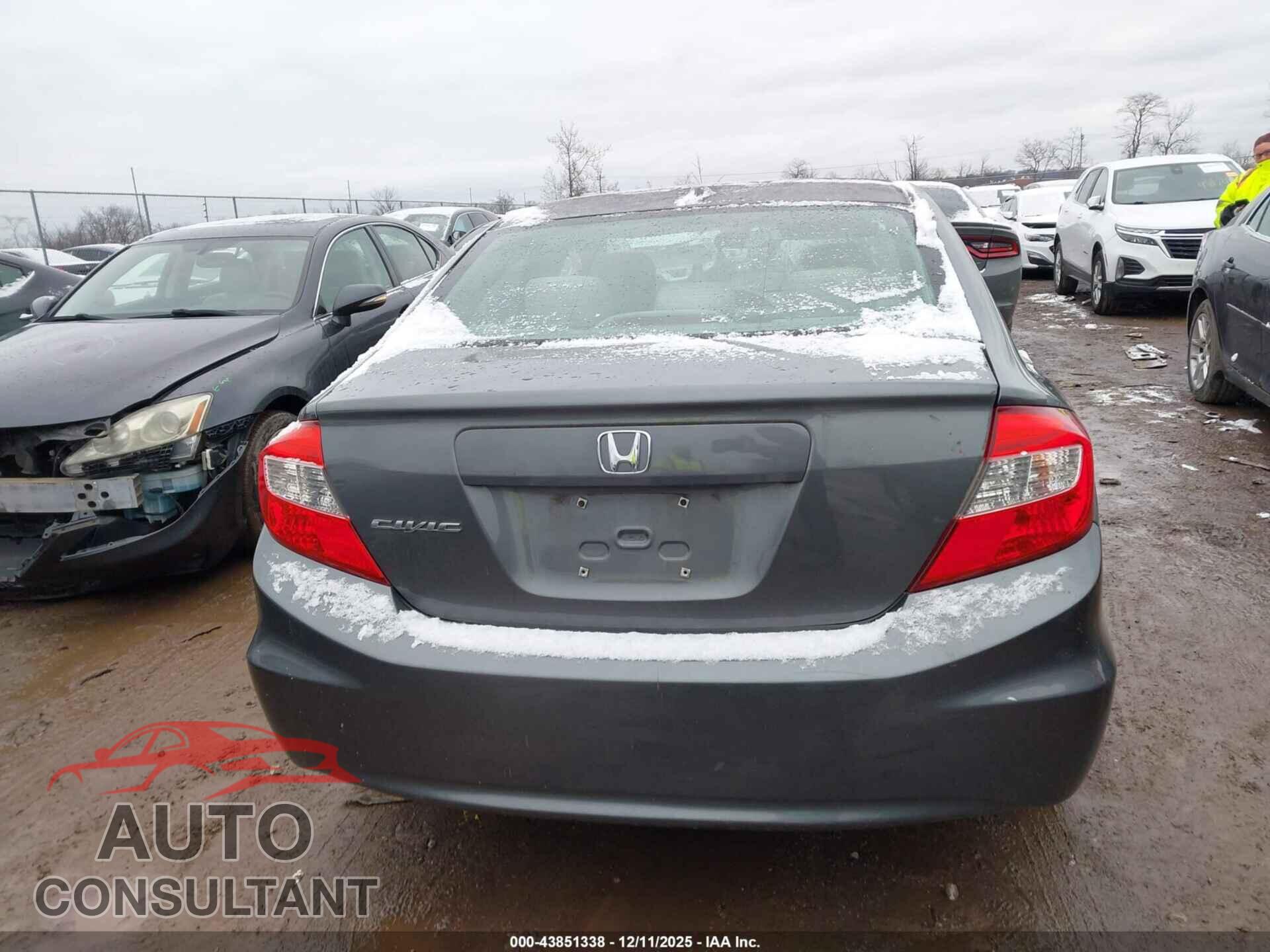 HONDA CIVIC 2012 - 19XFB2F81CE308528