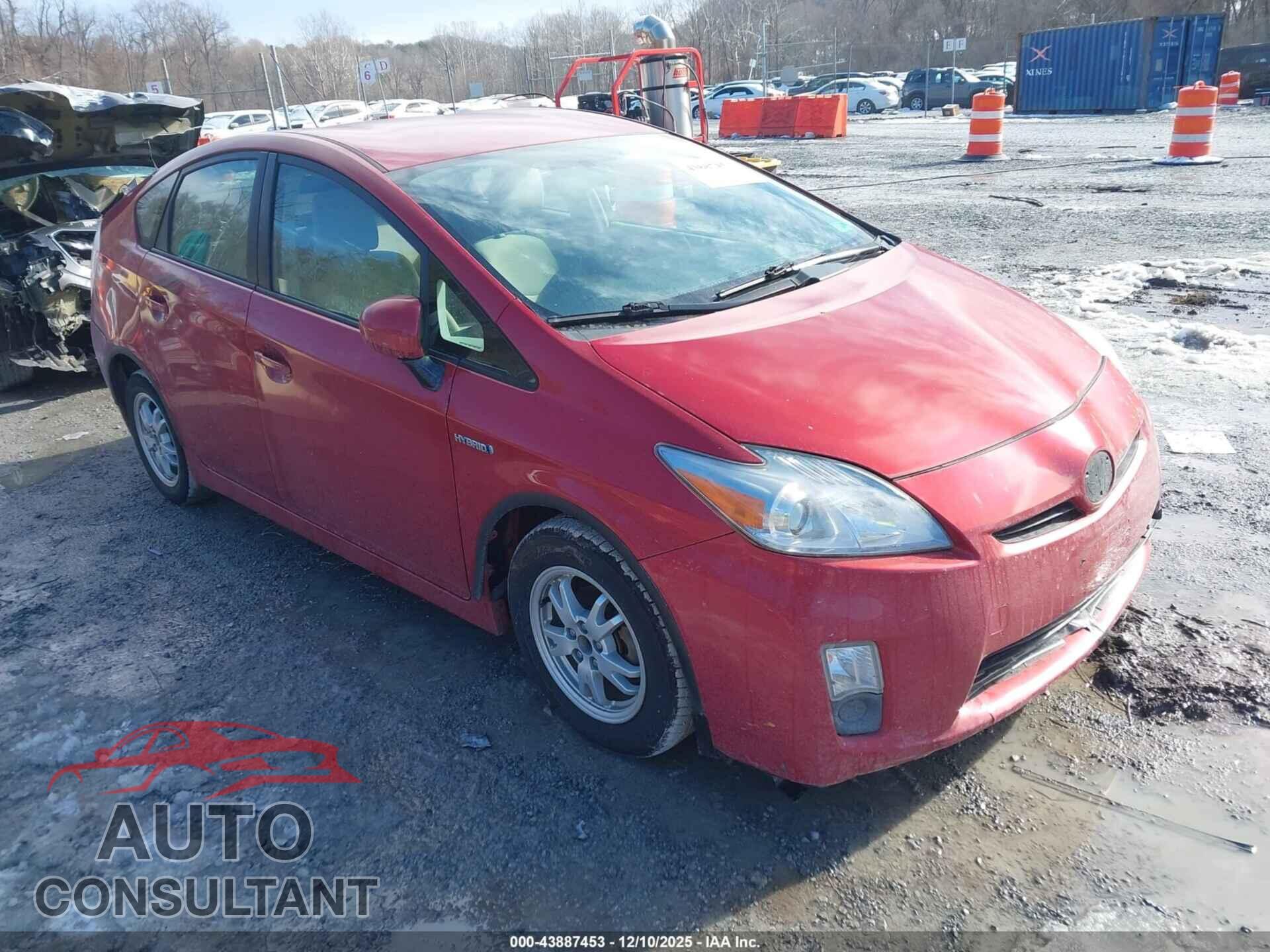 TOYOTA PRIUS 2011 - JTDKN3DU0B5248067