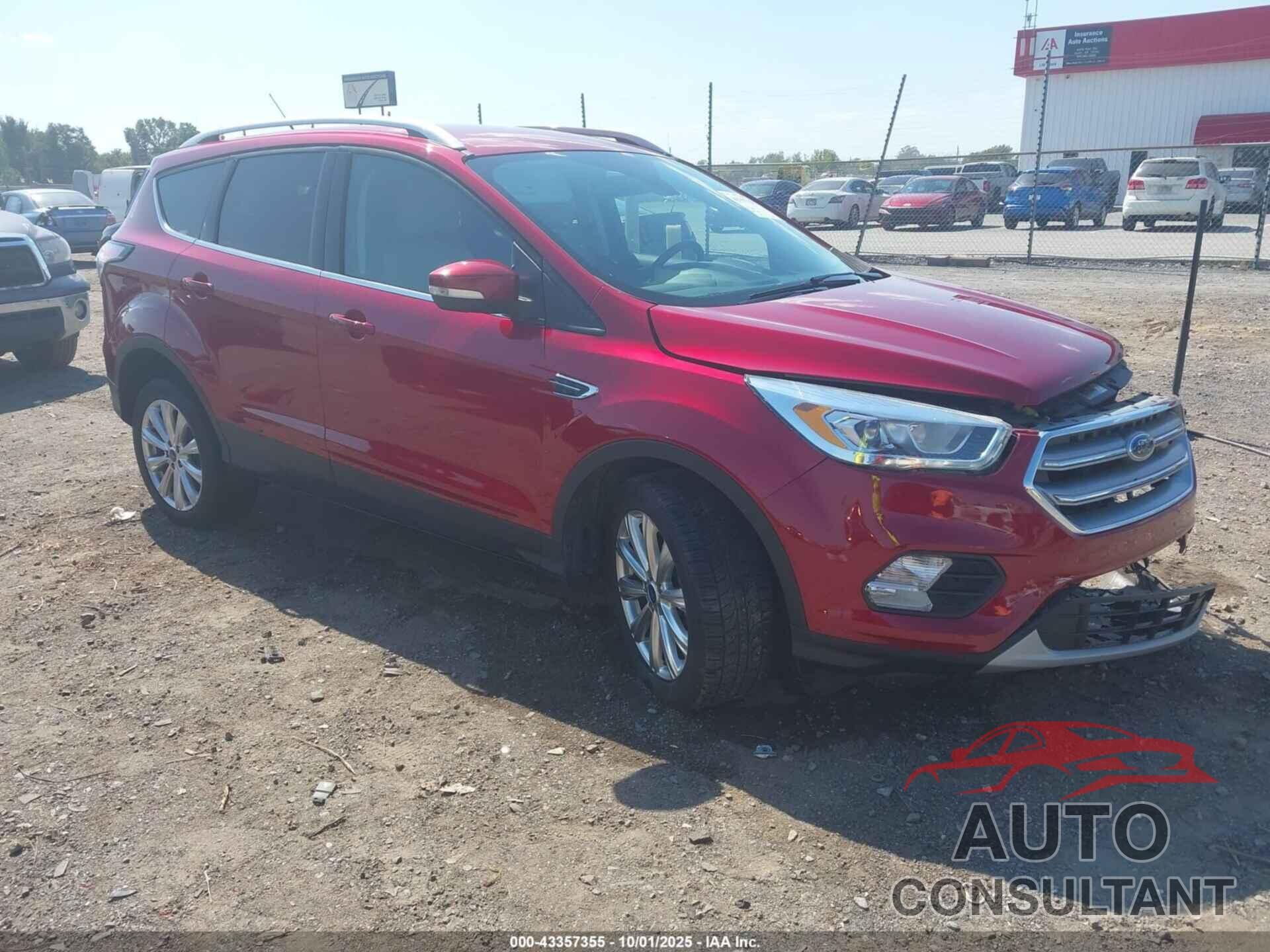 FORD ESCAPE 2017 - 1FMCU0JD8HUE64687