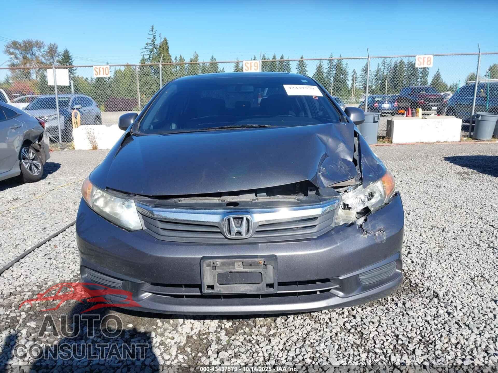 HONDA CIVIC 2012 - 2HGFB2F83CH315356