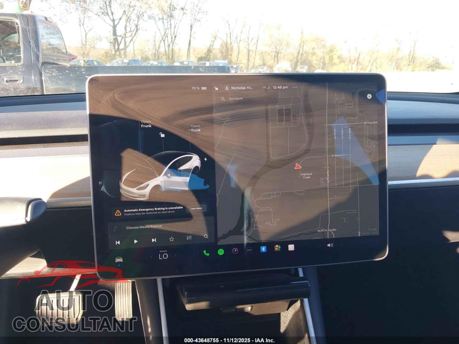 TESLA MODEL 3 2020 - 5YJ3E1EA8LF504730