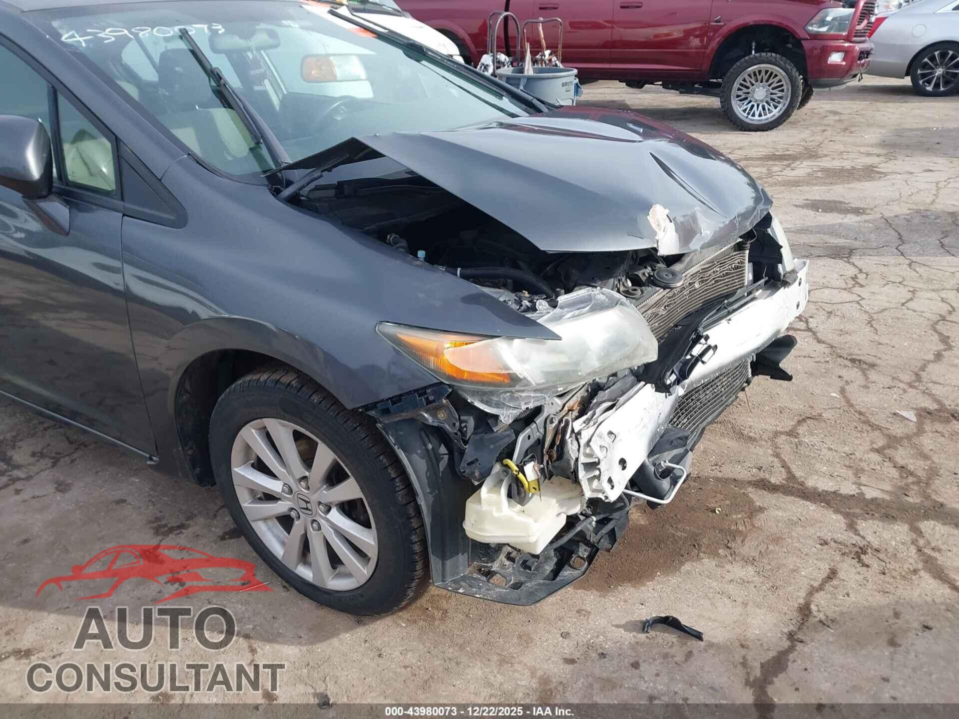 HONDA CIVIC 2012 - 2HGFB2F81CH522716