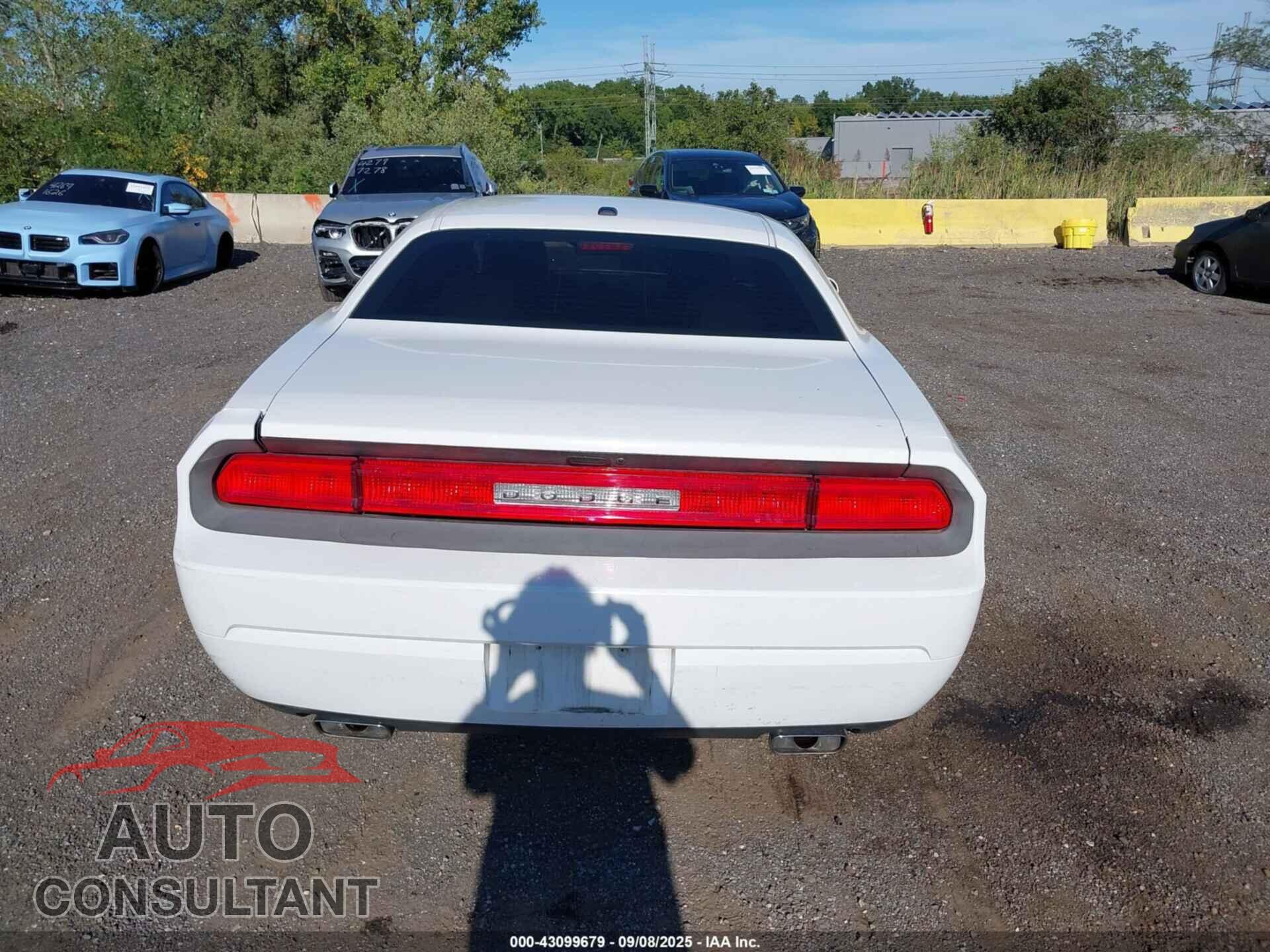 DODGE CHALLENGER 2012 - 2C3CDYAGXCH186517