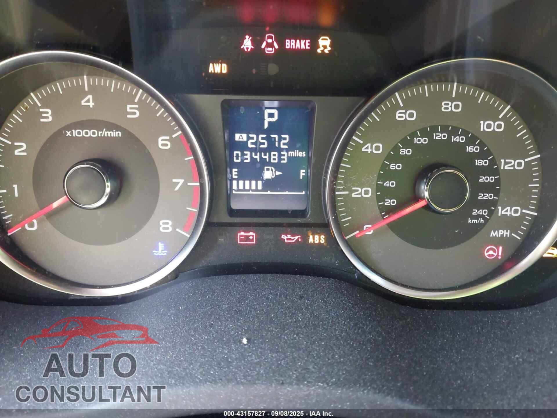 SUBARU FORESTER 2014 - JF2SJAHC0EH476866