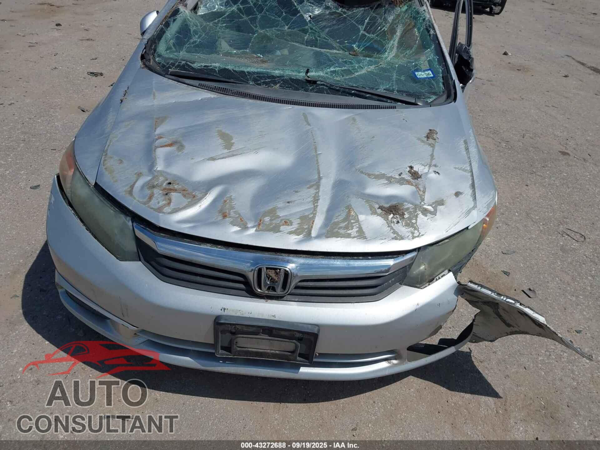HONDA CIVIC 2012 - 19XFB2F81CE055680
