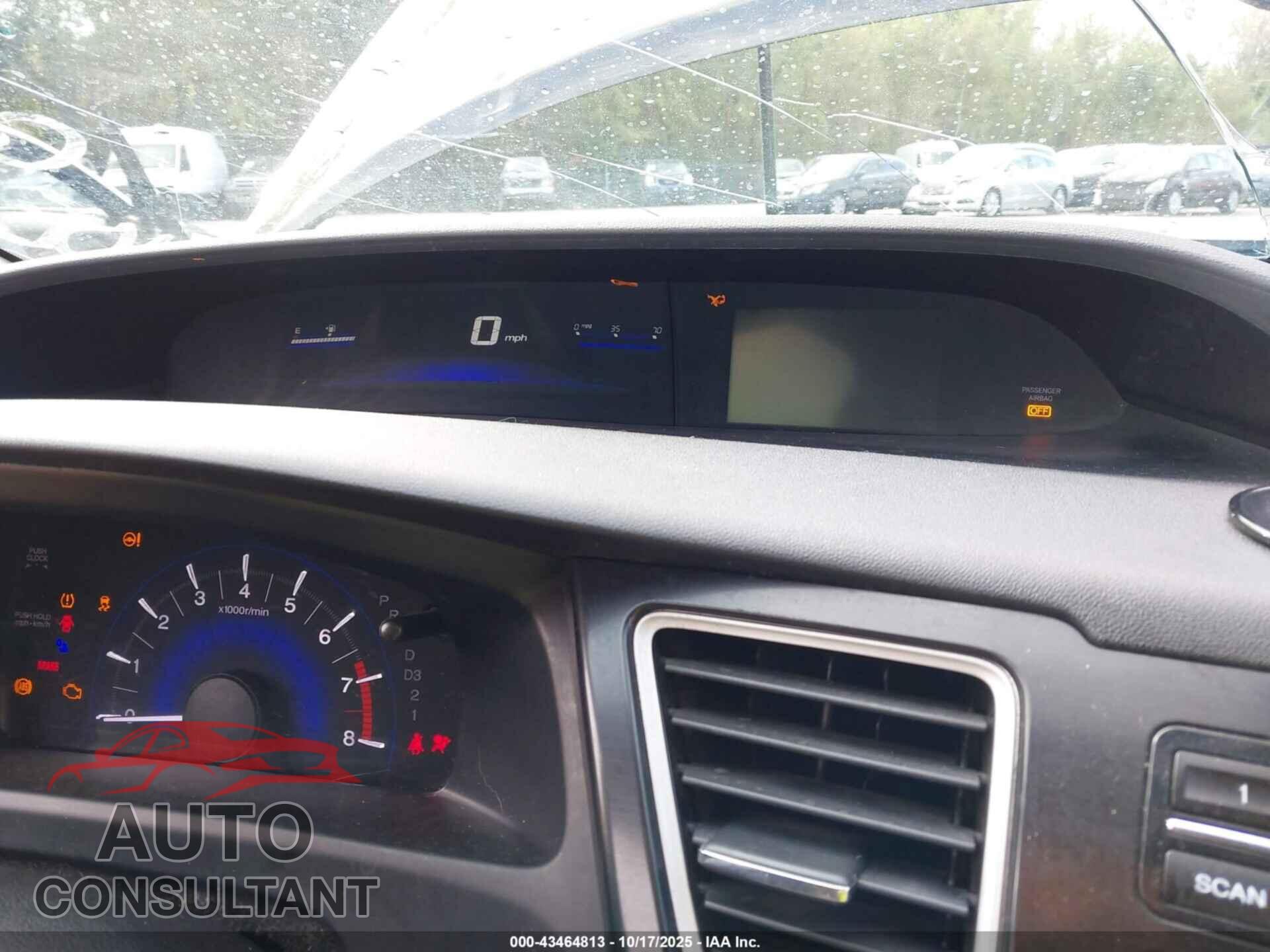 HONDA CIVIC 2013 - 19XFB2F55DE059254