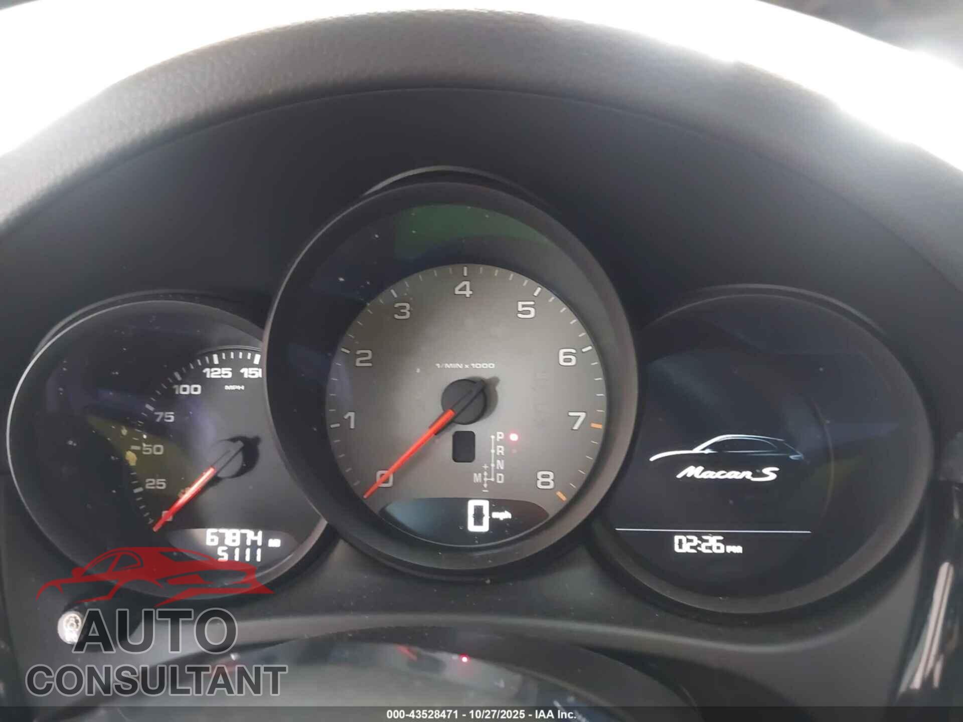 PORSCHE MACAN 2019 - WP1AB2A52KLB31287