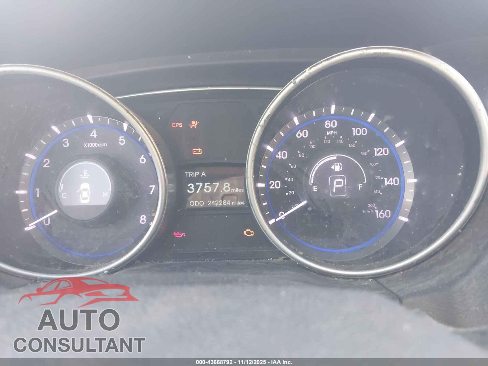 HYUNDAI SONATA 2011 - 5NPEC4AC8BH039910