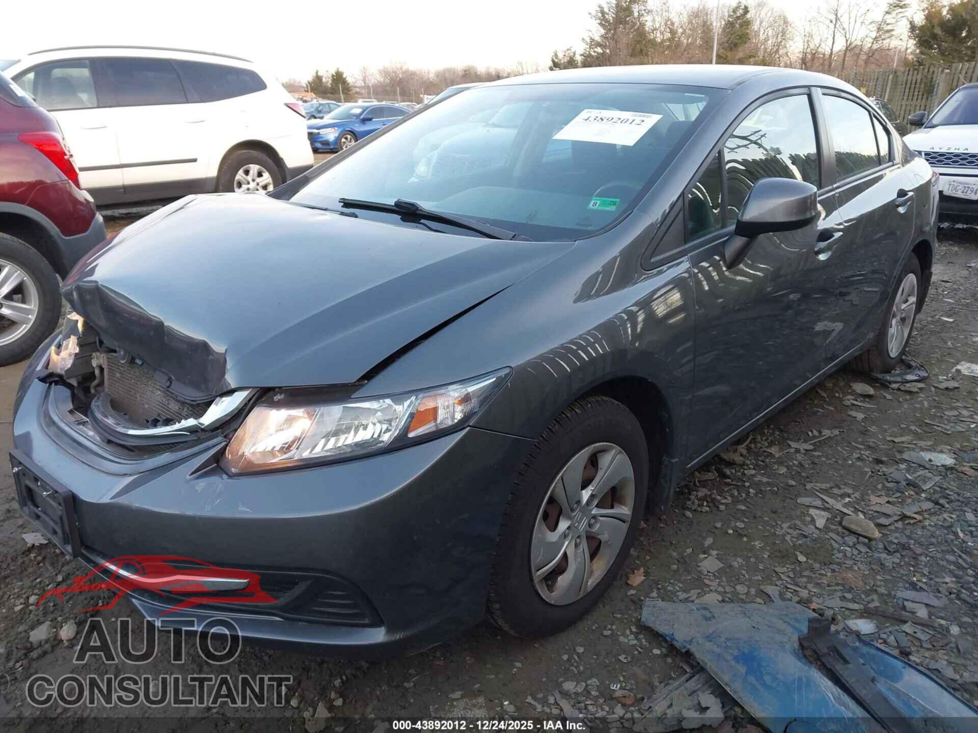 HONDA CIVIC 2013 - 2HGFB2F56DH578545