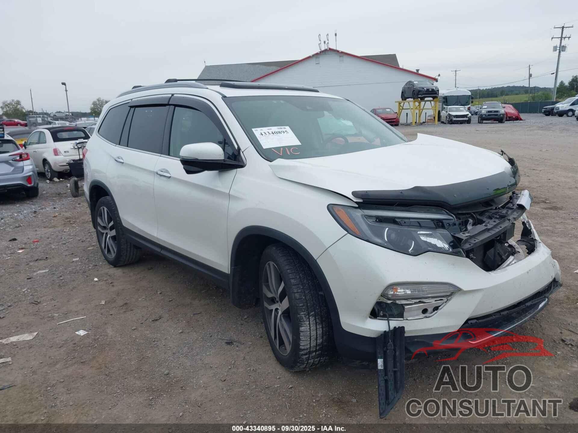 HONDA PILOT 2017 - 5FNYF6H91HB023453