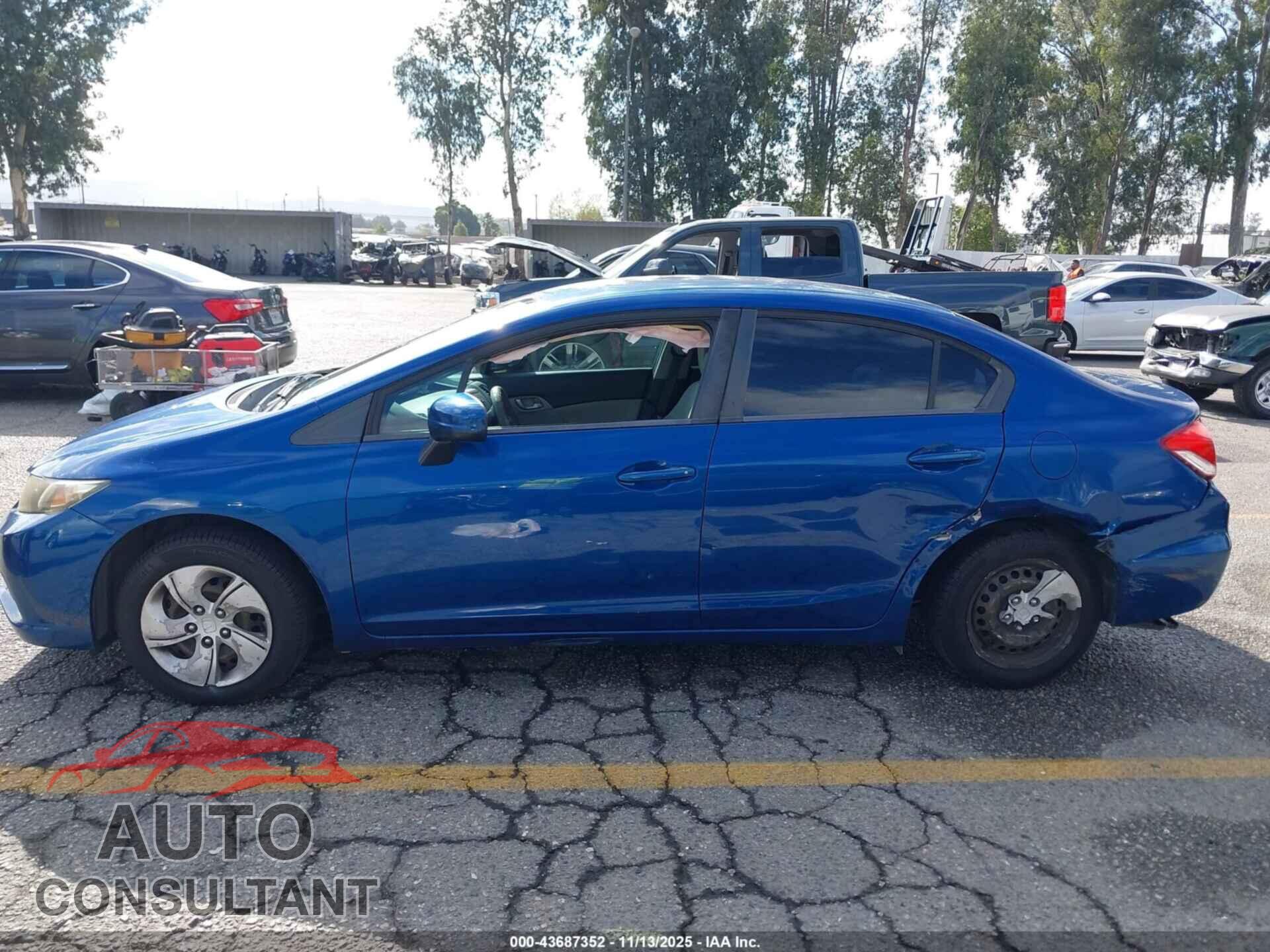 HONDA CIVIC 2014 - 19XFB2F59EE209609