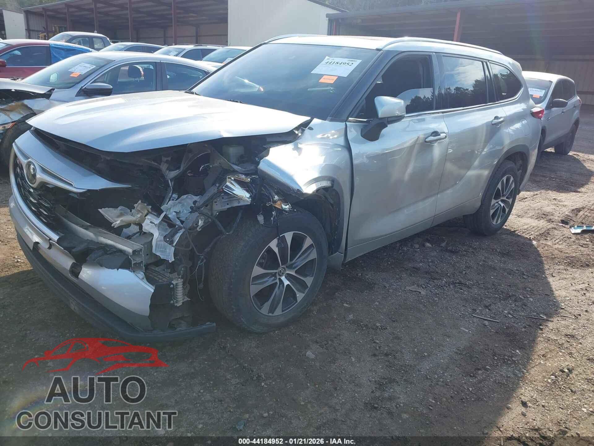 TOYOTA HIGHLANDER 2020 - 5TDGZRAH2LS029546