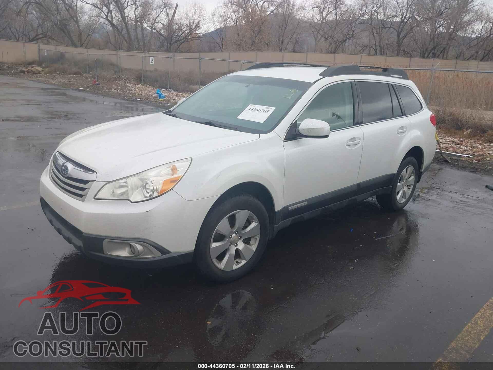 SUBARU OUTBACK 2011 - 4S4BREAC0B2317252