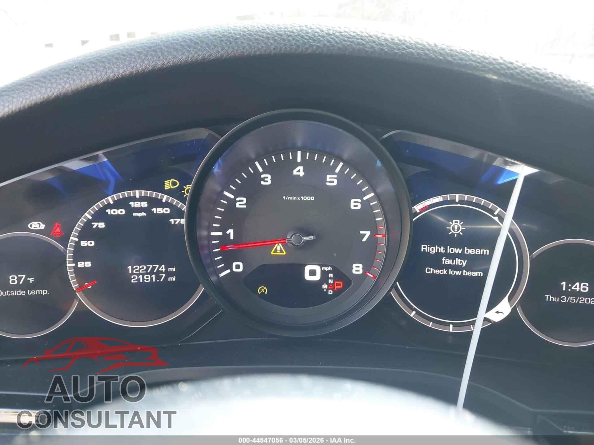 PORSCHE CAYENNE 2019 - WP1AA2AYXKDA01183