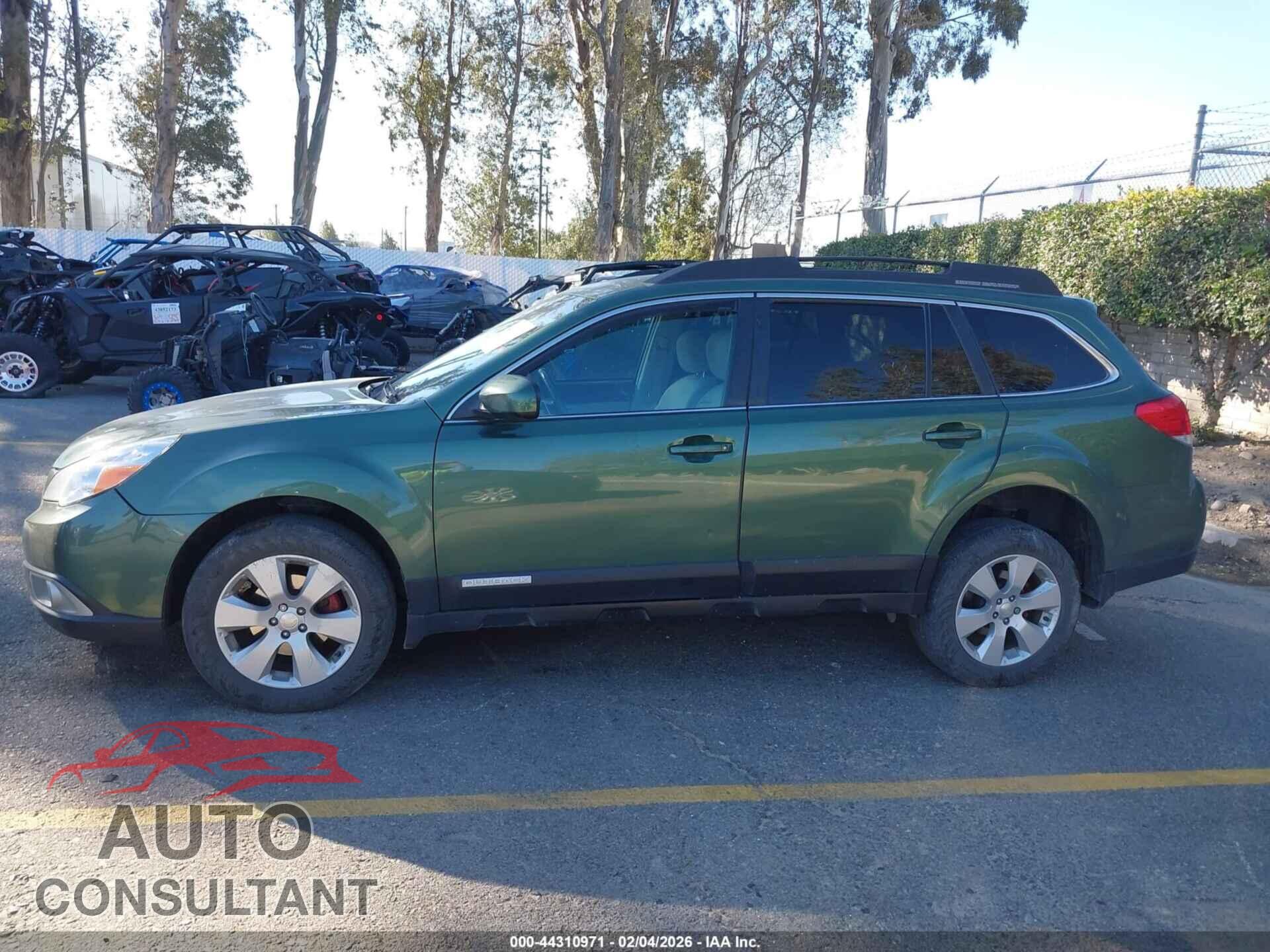 SUBARU OUTBACK 2011 - 4S4BRCCC2B3429112