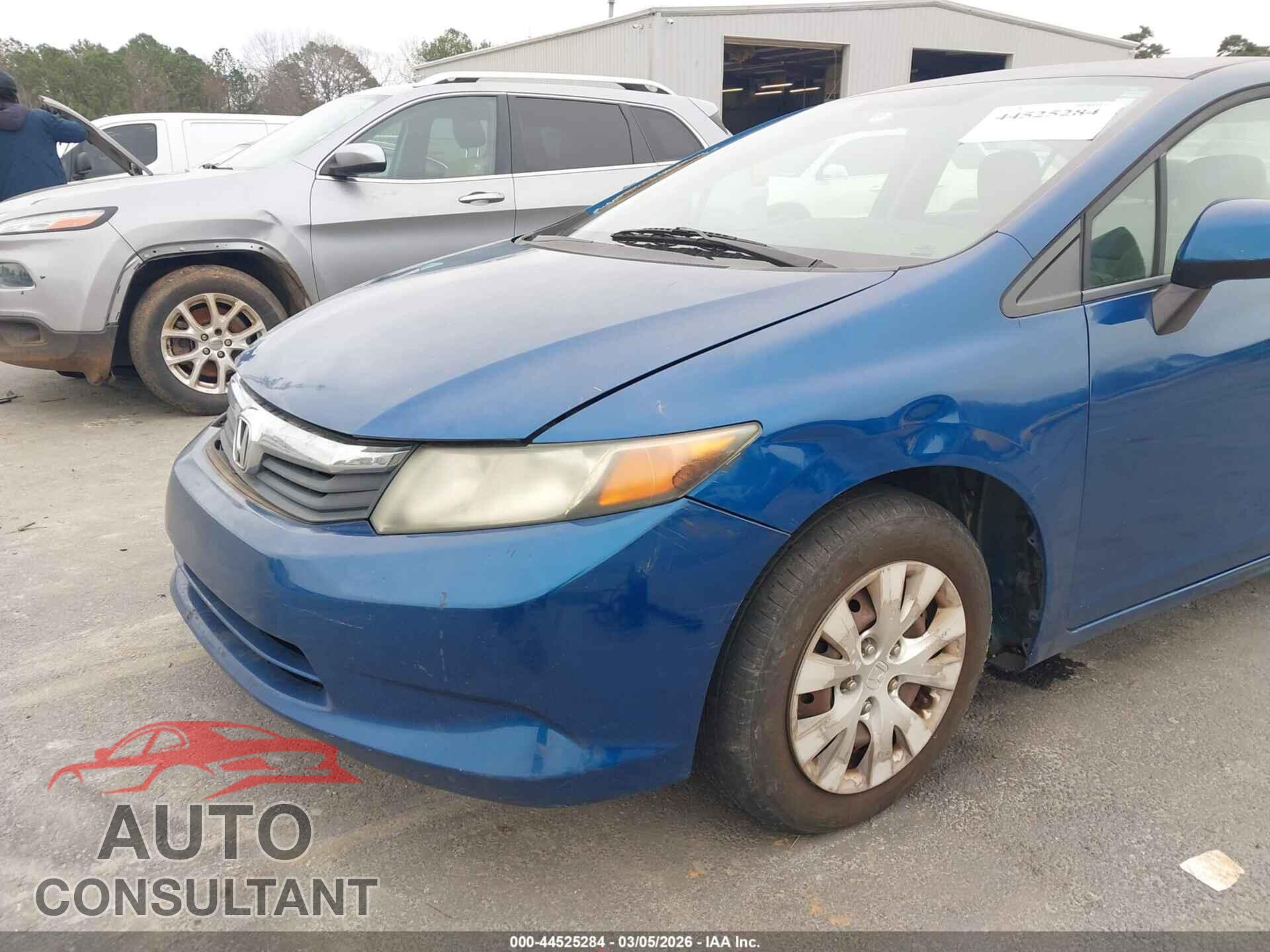 HONDA CIVIC 2012 - 19XFB2F54CE322638