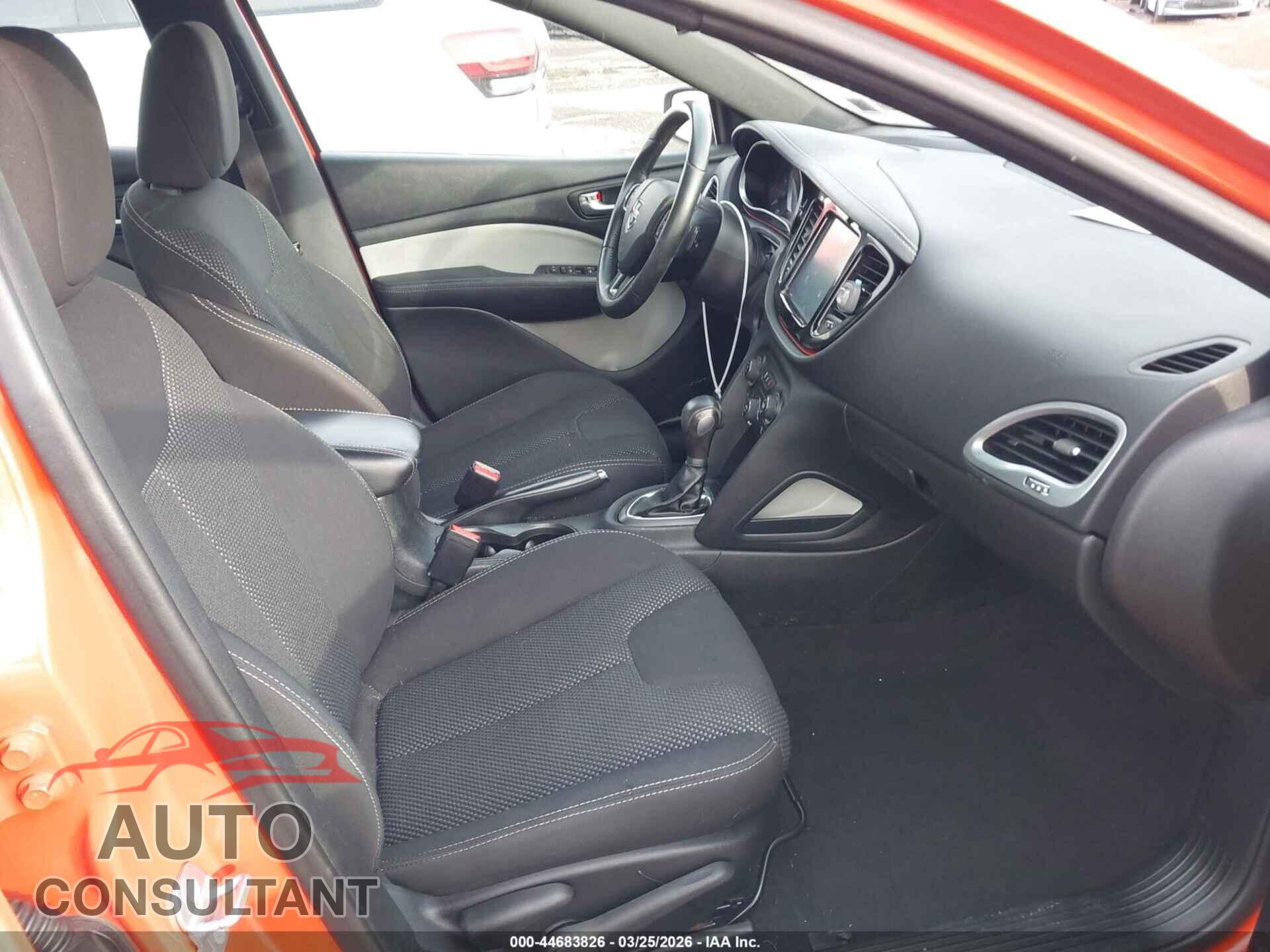 DODGE DART 2015 - 1C3CDFBB9FD422230