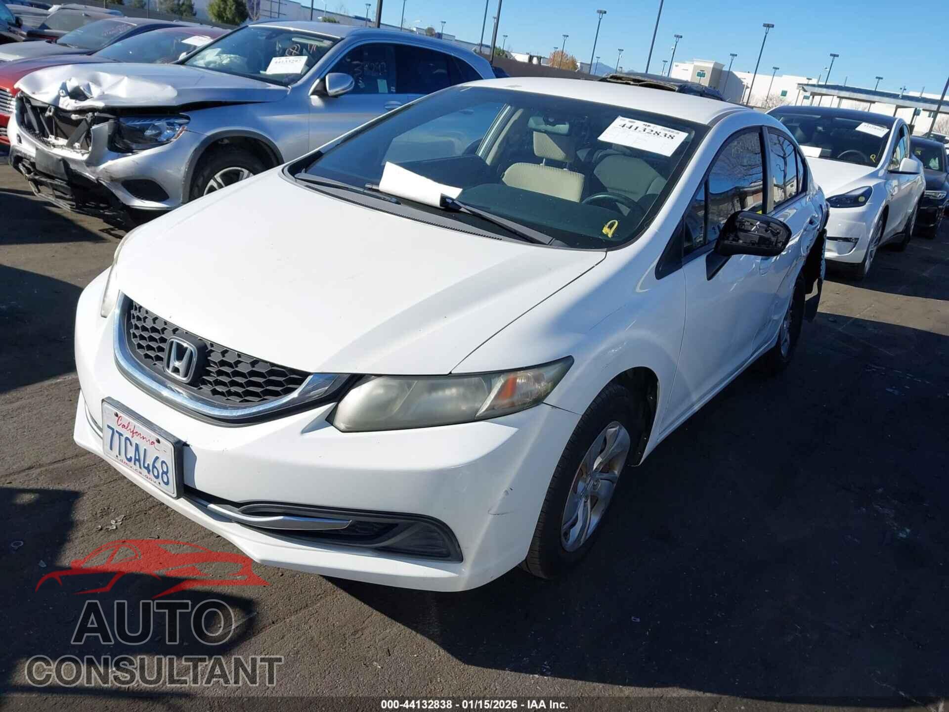 HONDA CIVIC 2014 - 19XFB2F57EE204540