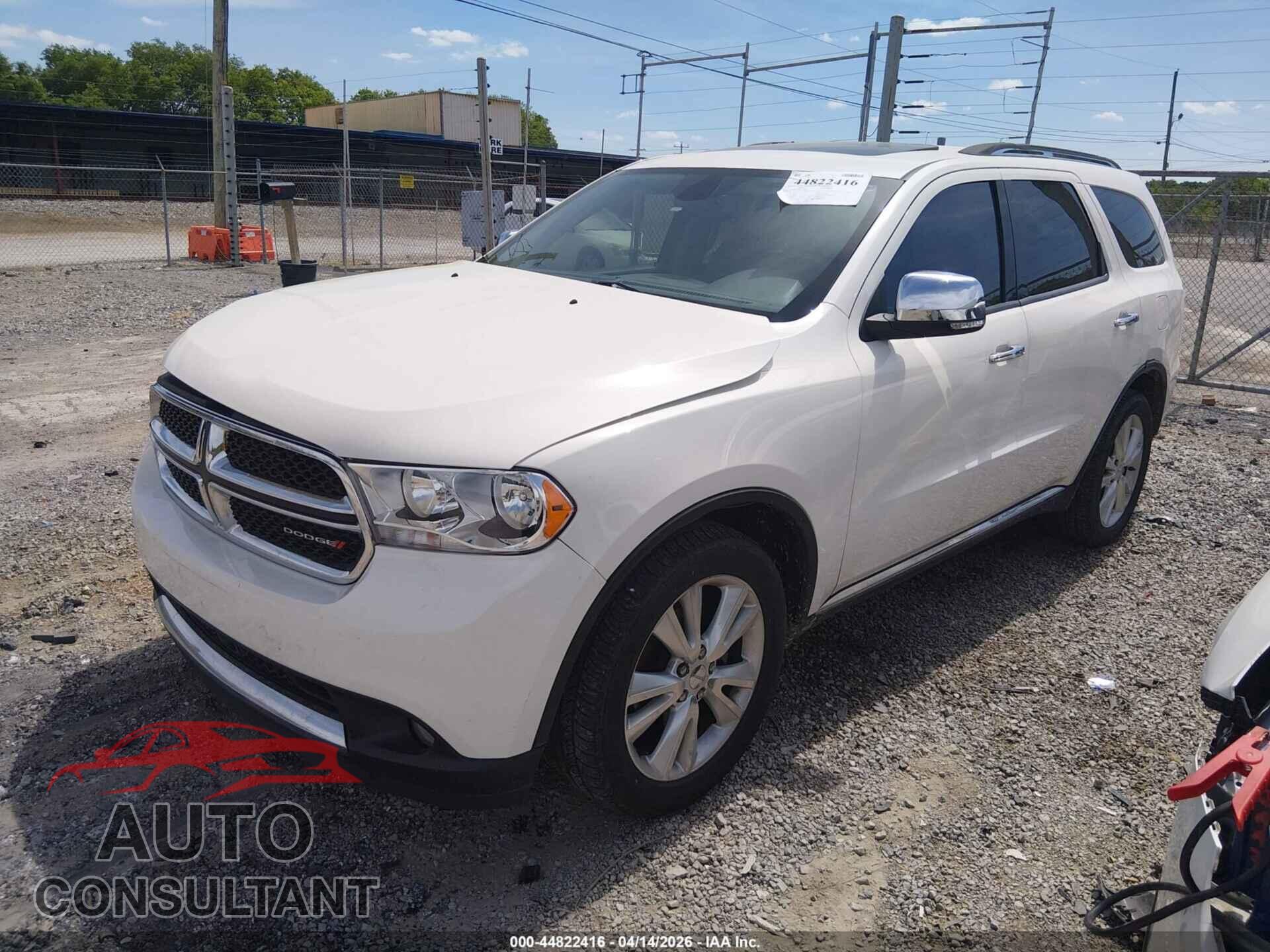 DODGE DURANGO 2011 - 1D4RD4GG8BC598462