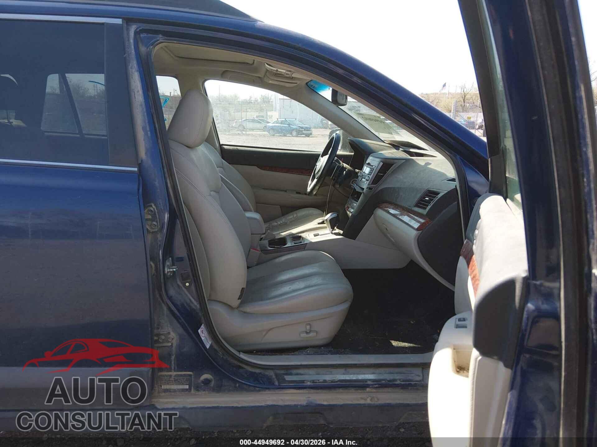 SUBARU OUTBACK 2010 - 4S4BRCKC8A3360488