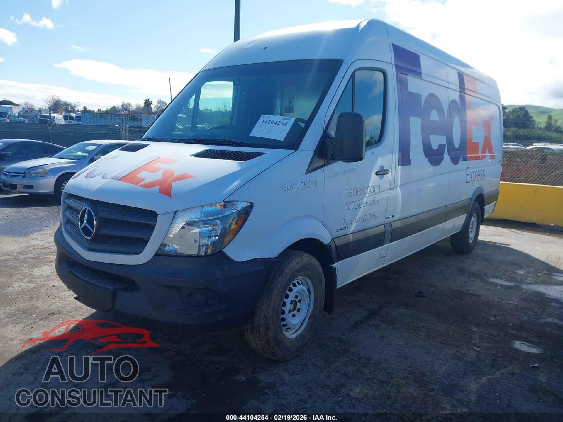 MERCEDES-BENZ SPRINTER 2500 2015 - WD3PE8DB7FP126747