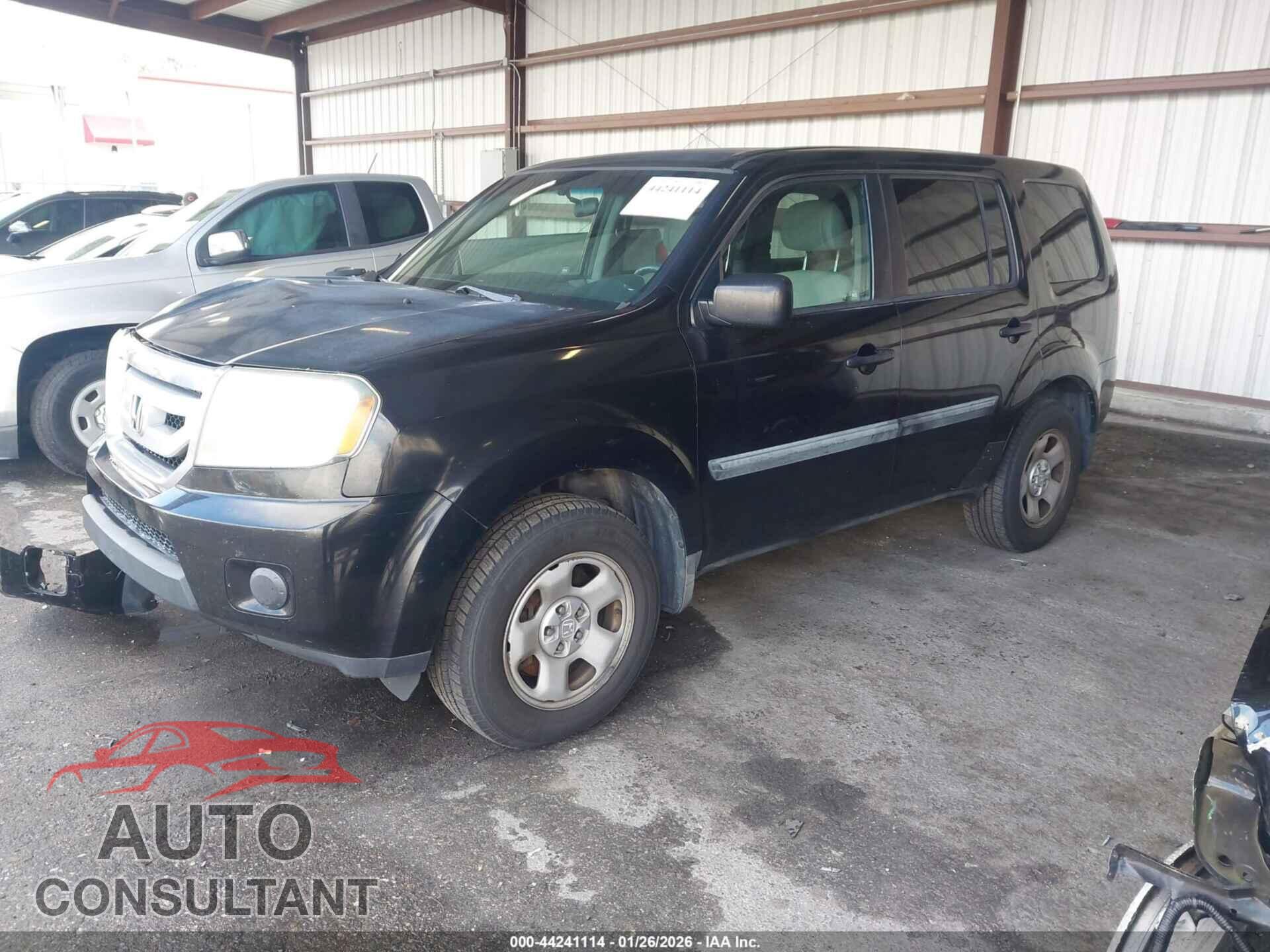 HONDA PILOT 2011 - 5FNYF3H29BB008546