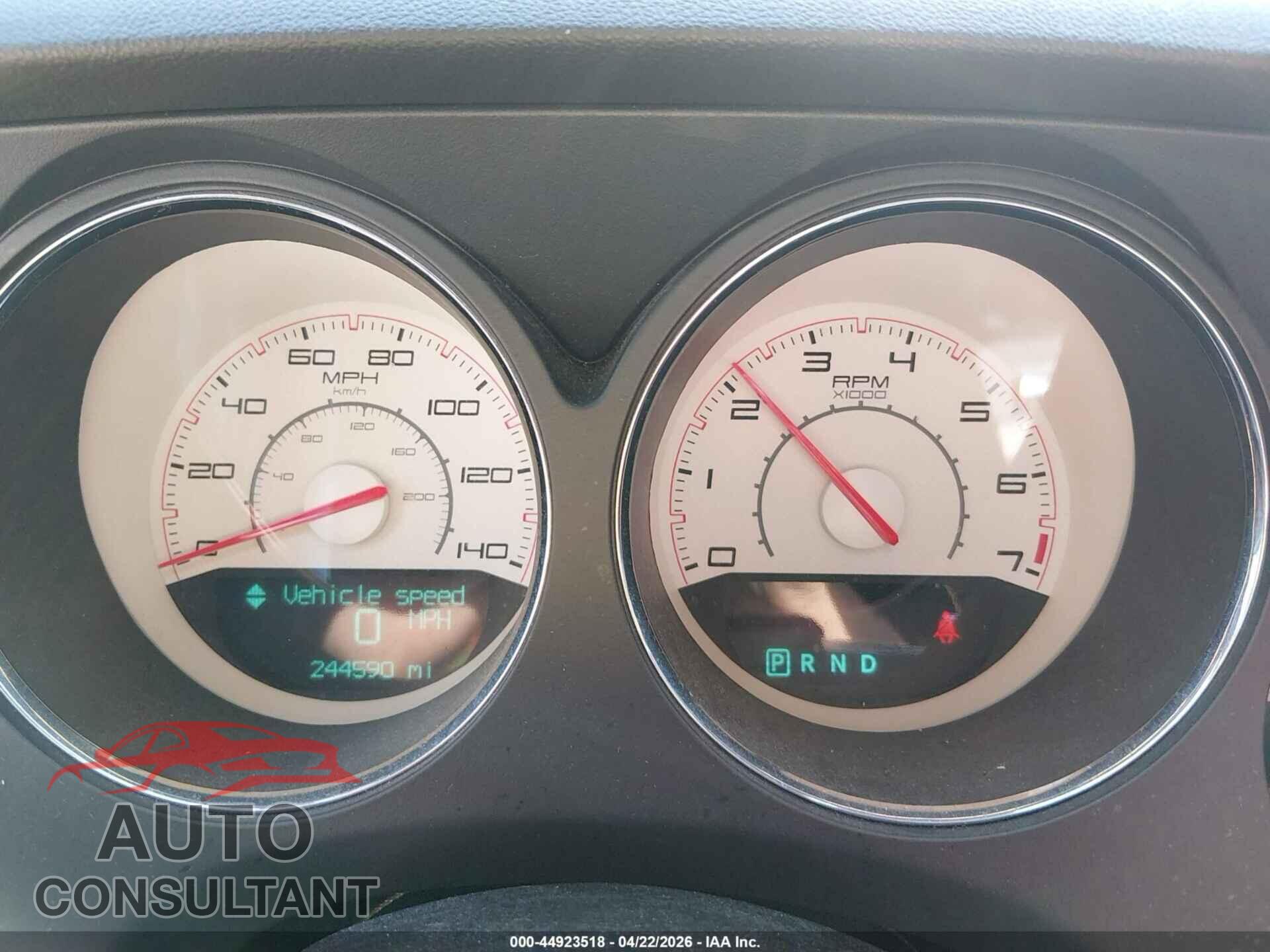 DODGE CHALLENGER 2013 - 2C3CDYAG9DH520098