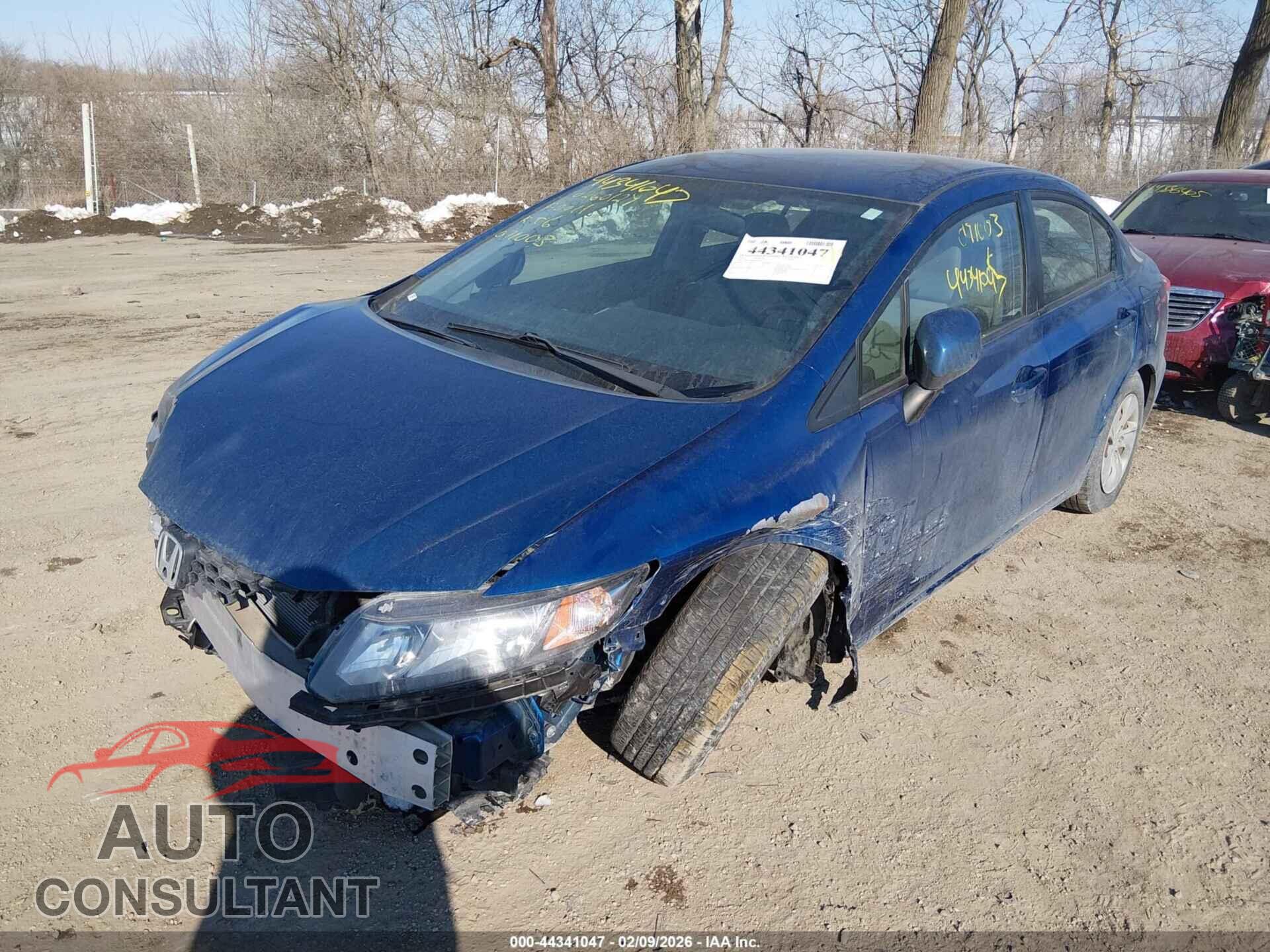 HONDA CIVIC 2013 - 19XFB2F57DE071003