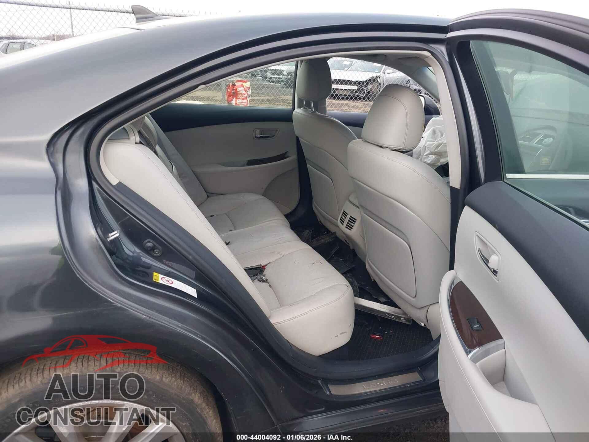 LEXUS ES 350 2011 - JTHBK1EG8B2460169