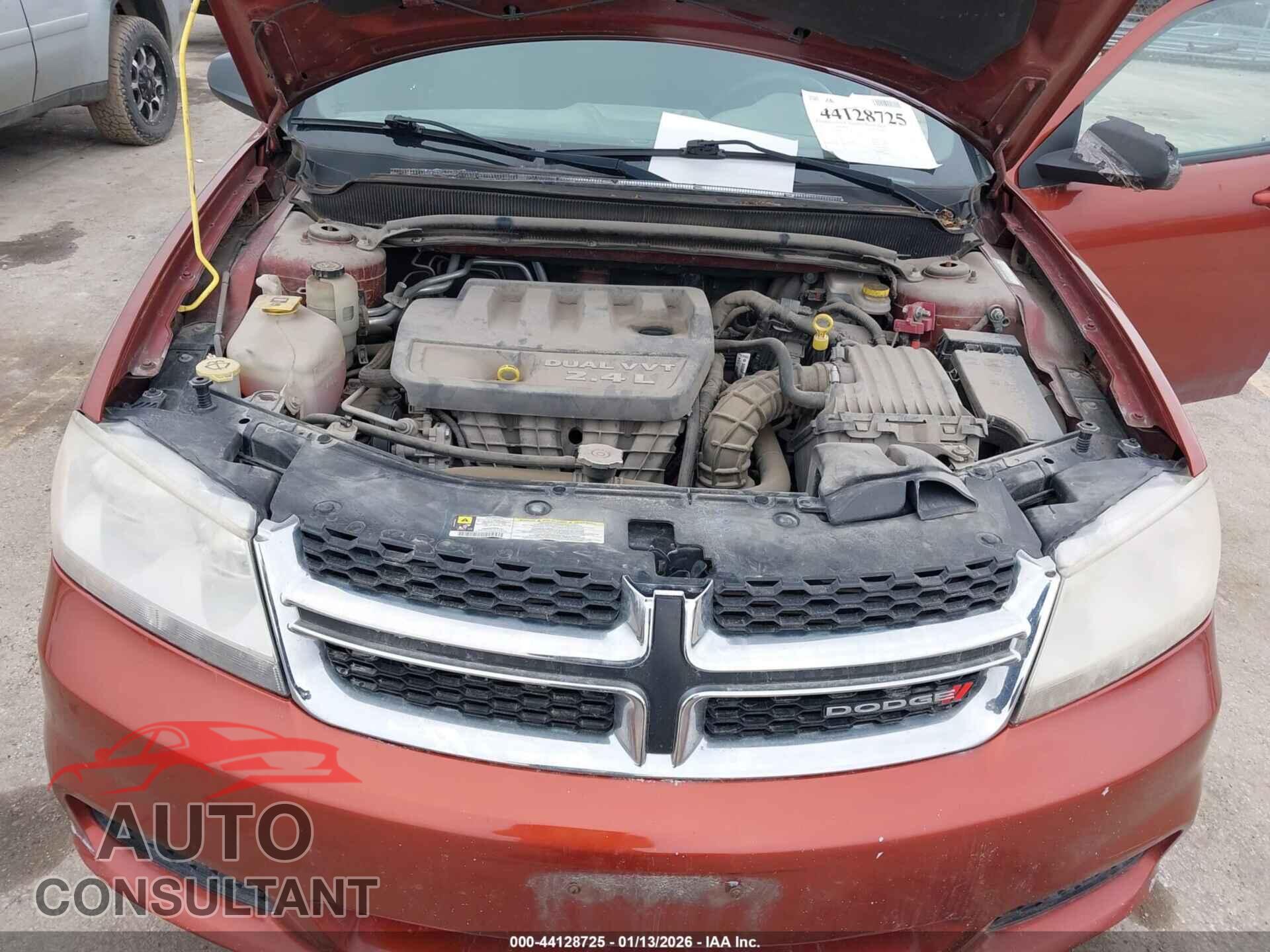 DODGE AVENGER 2012 - 1C3CDZAB8CN270286