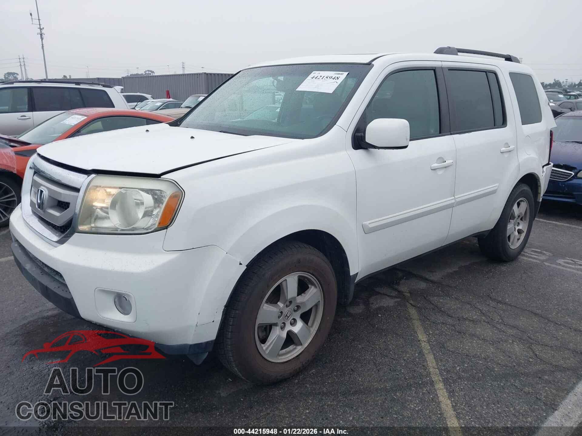 HONDA PILOT 2011 - 5FNYF3H51BB028476
