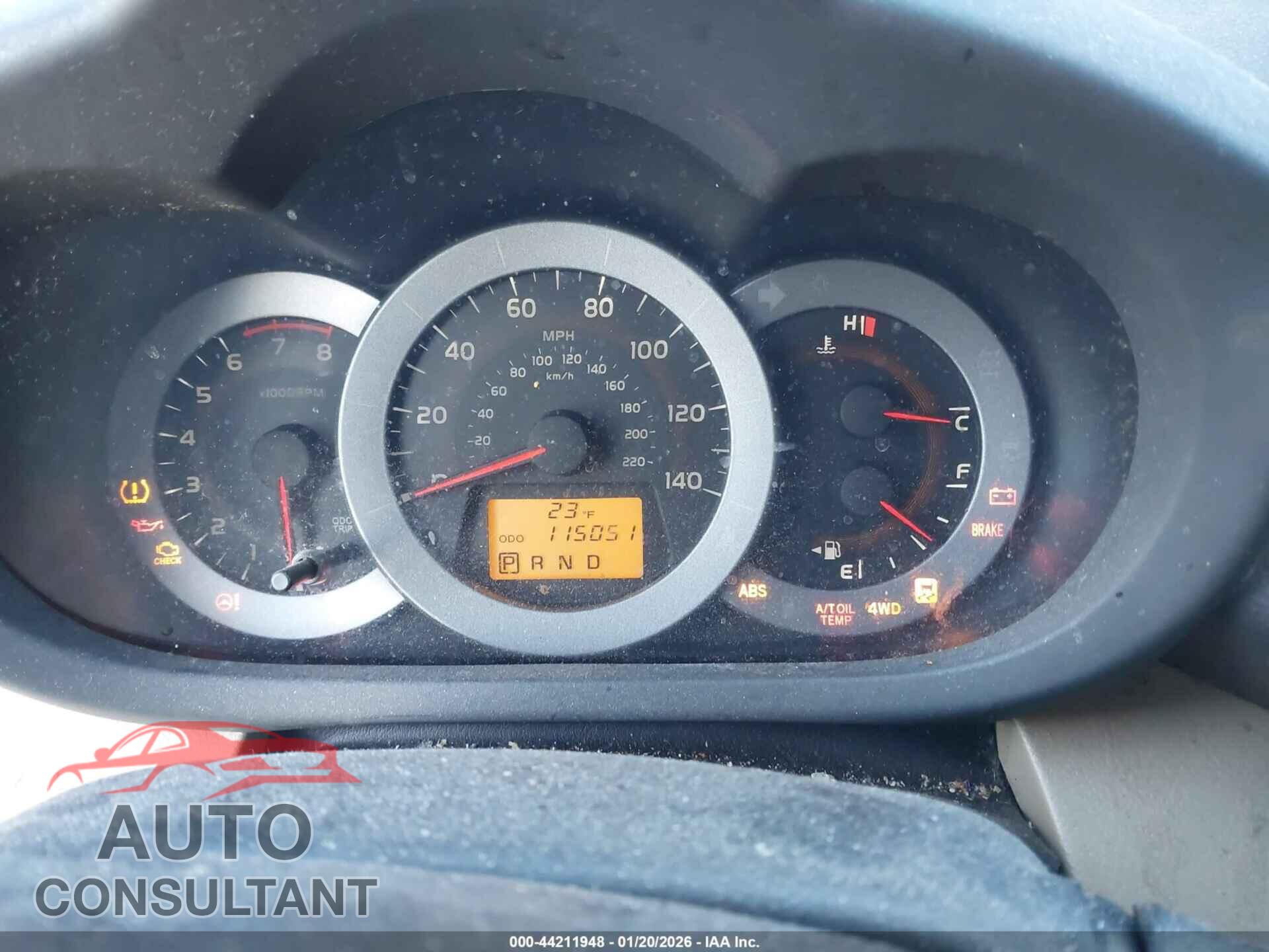 TOYOTA RAV4 2012 - 2T3BF4DV7CW263221