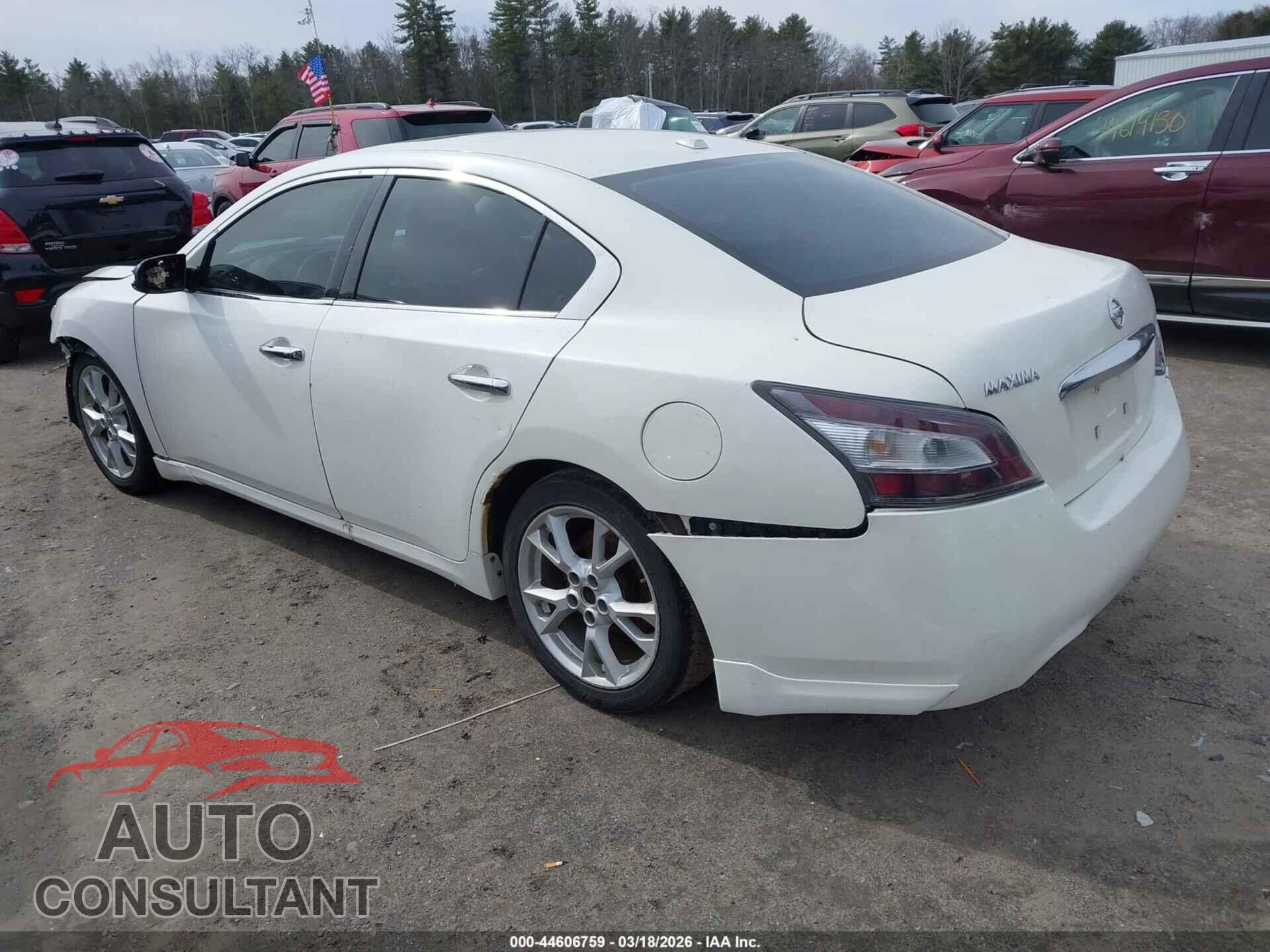 NISSAN MAXIMA 2012 - 1N4AA5AP3CC802013