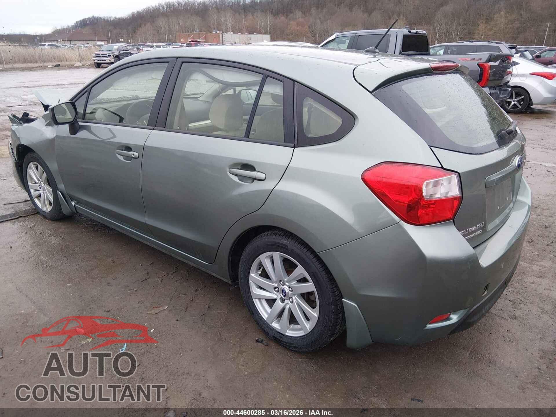 SUBARU IMPREZA 2015 - JF1GPAC60FH248538