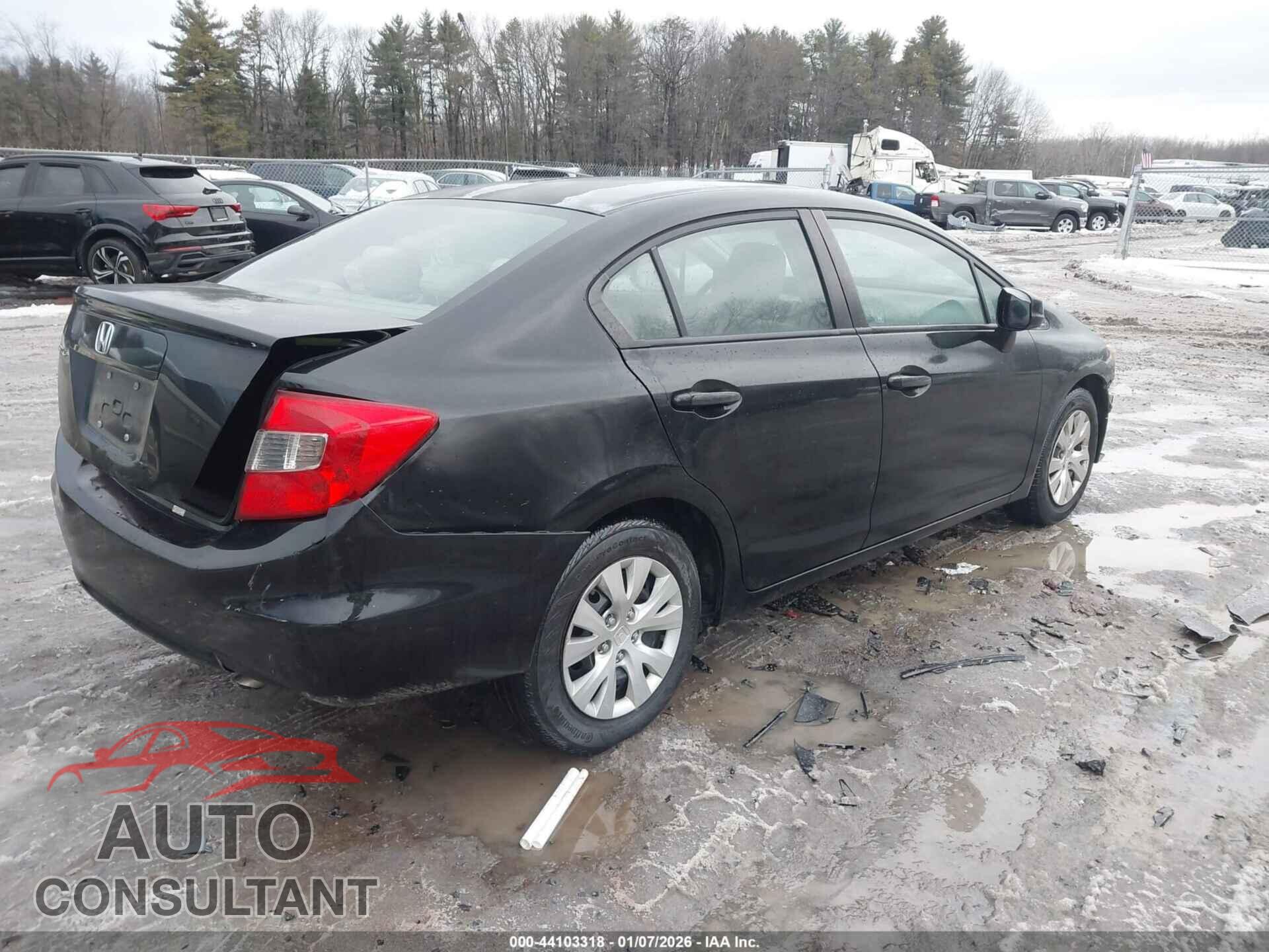 HONDA CIVIC 2012 - 2HGFB2F5XCH576828