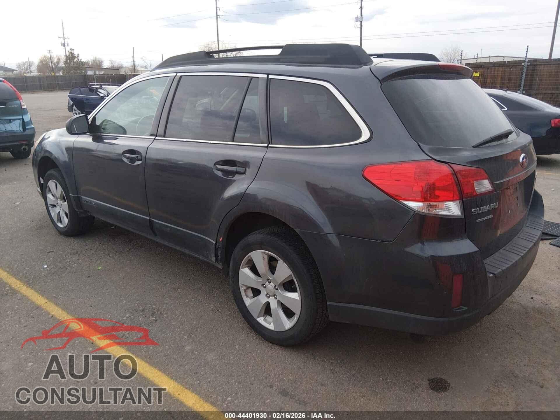 SUBARU OUTBACK 2010 - 4S4BRBCC2A3349236